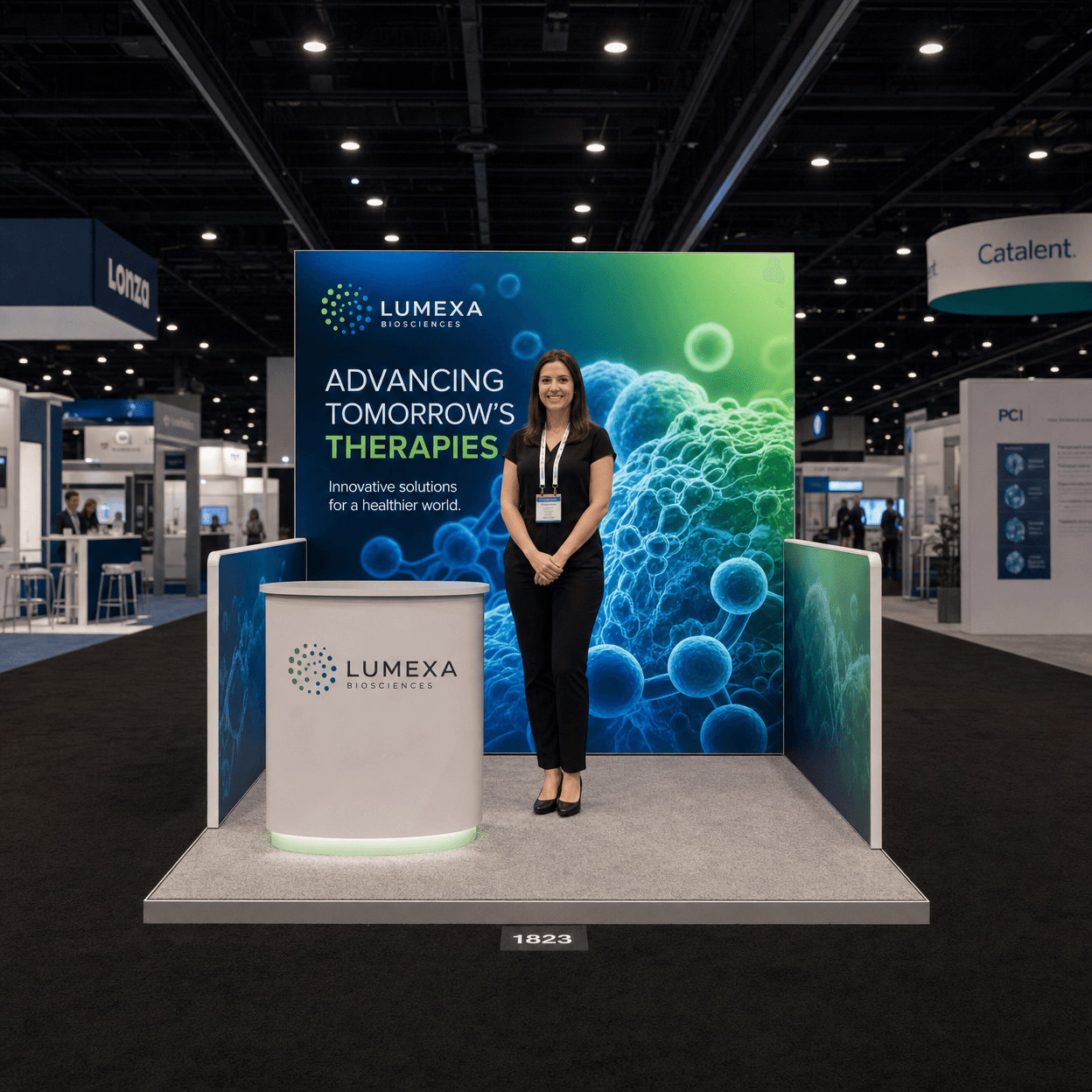 BIO International 10x10 LED Display Exhibit for Biotech Firms