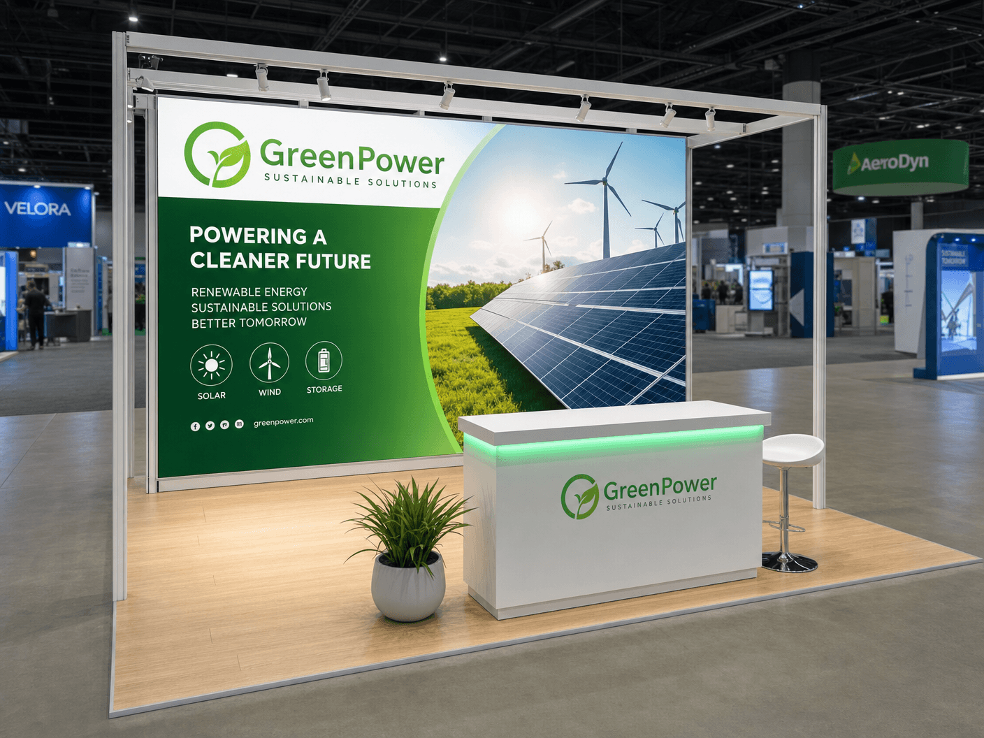 10x20 LED Exhibit for SIAL Paris in Miami