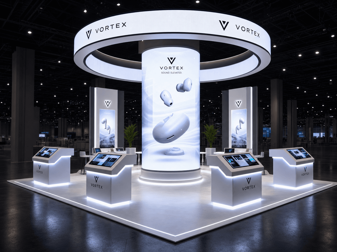 20x20 Immersive LED Exhibit for NAB Consumer Electronics