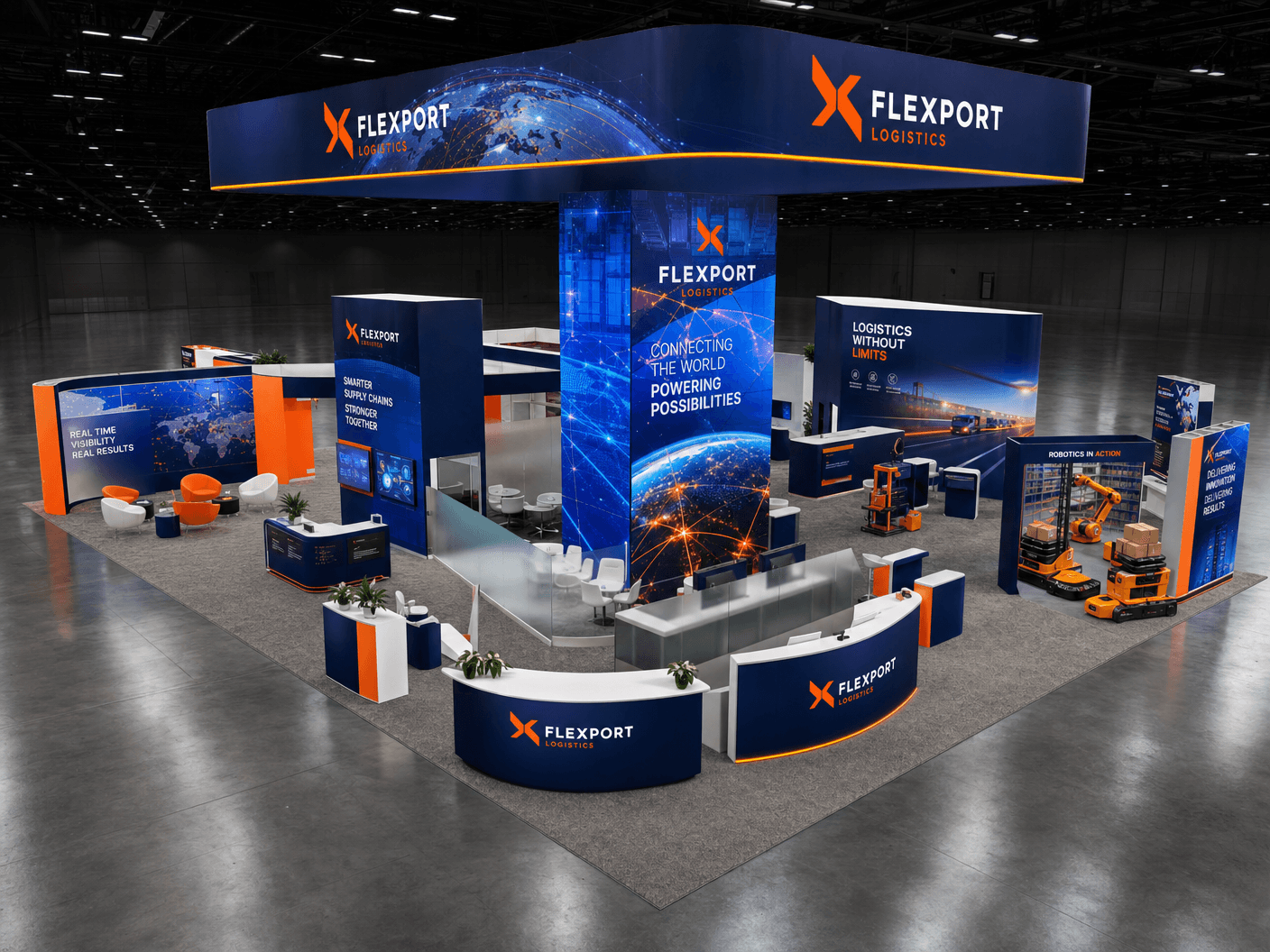 30x40 LED Exhibit Rental for PACK EXPO Chicago