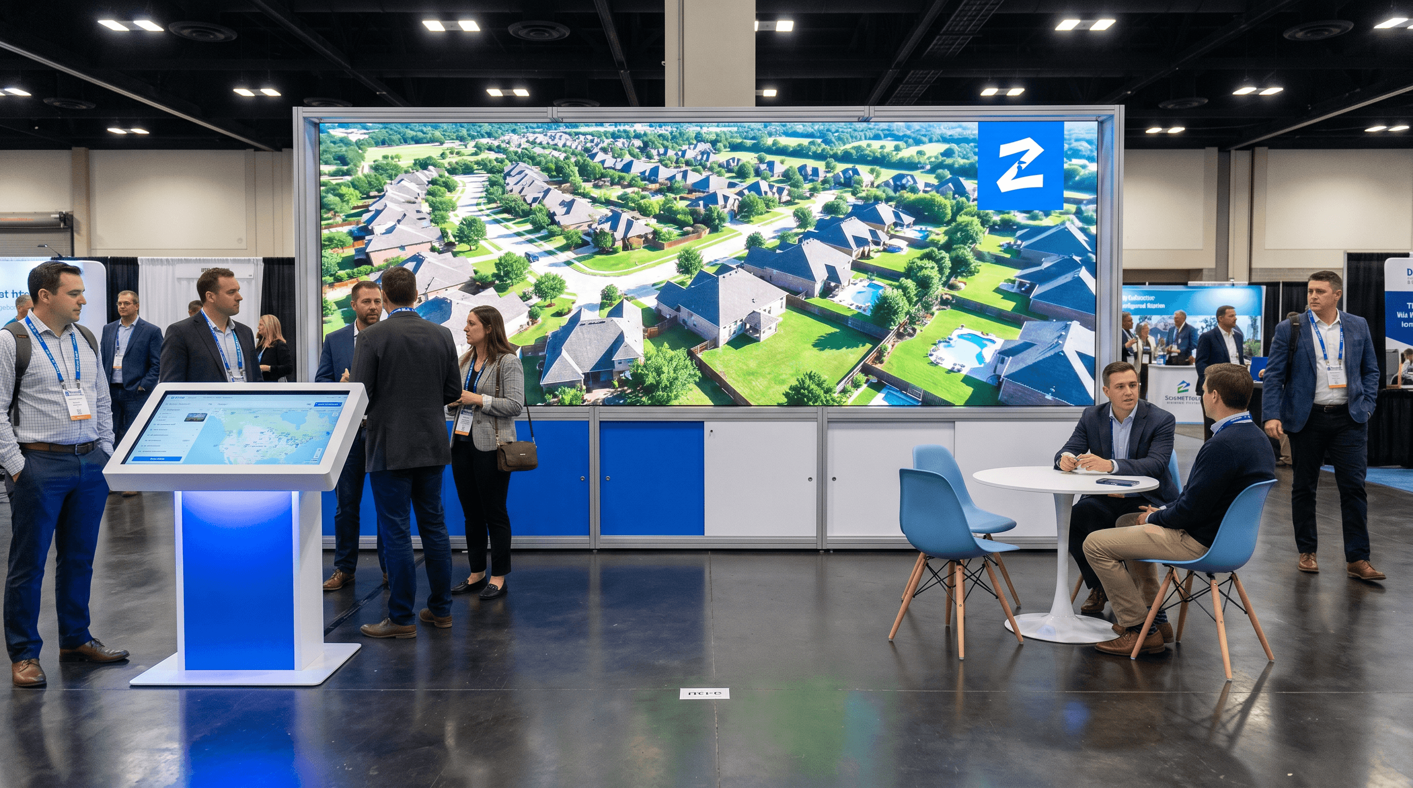 ICSC 10x20 Dynamic LED Exhibit – Real Estate Tech