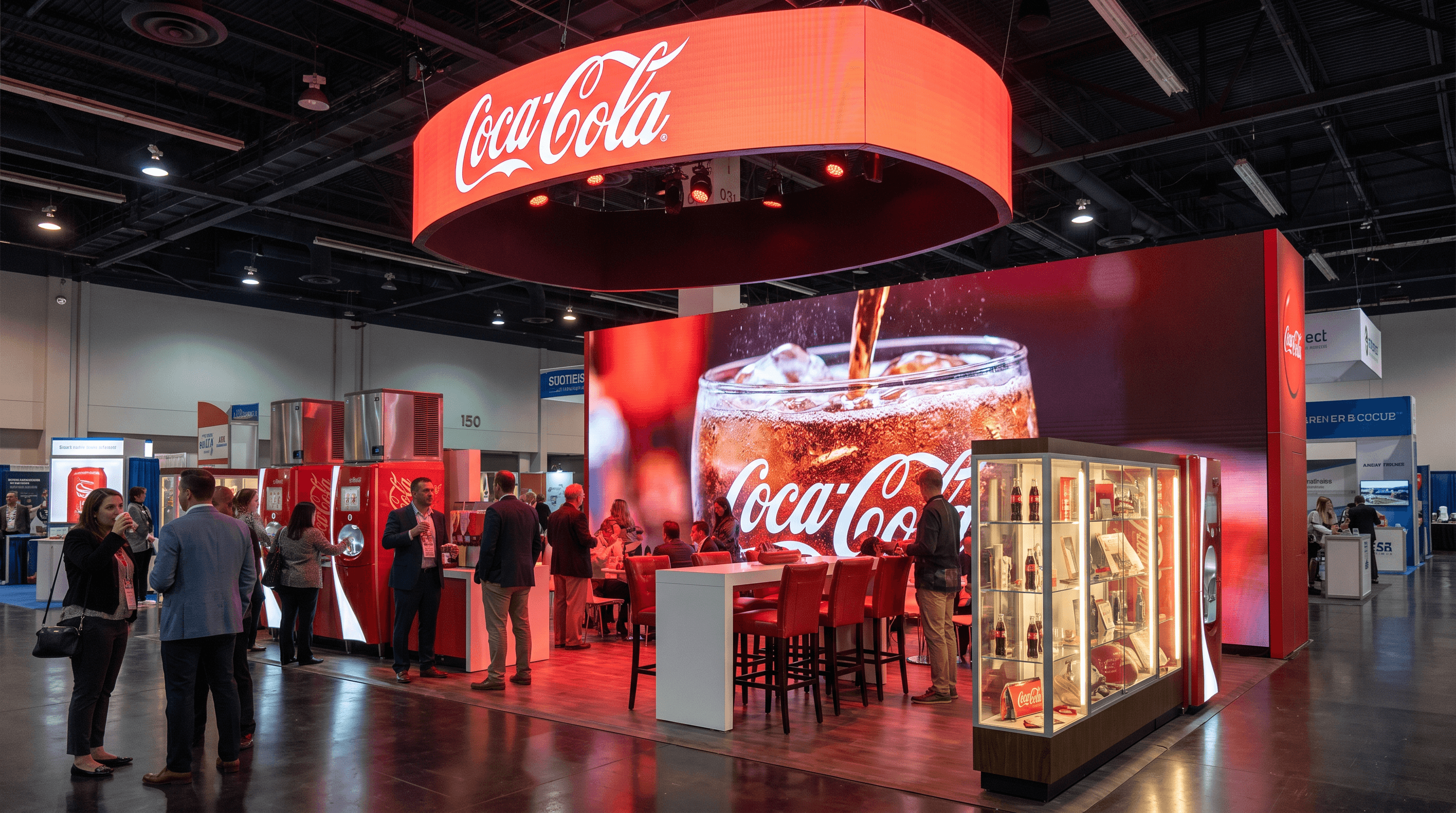 20x30 LED Wall Exhibit for HIMSS Technology Companies