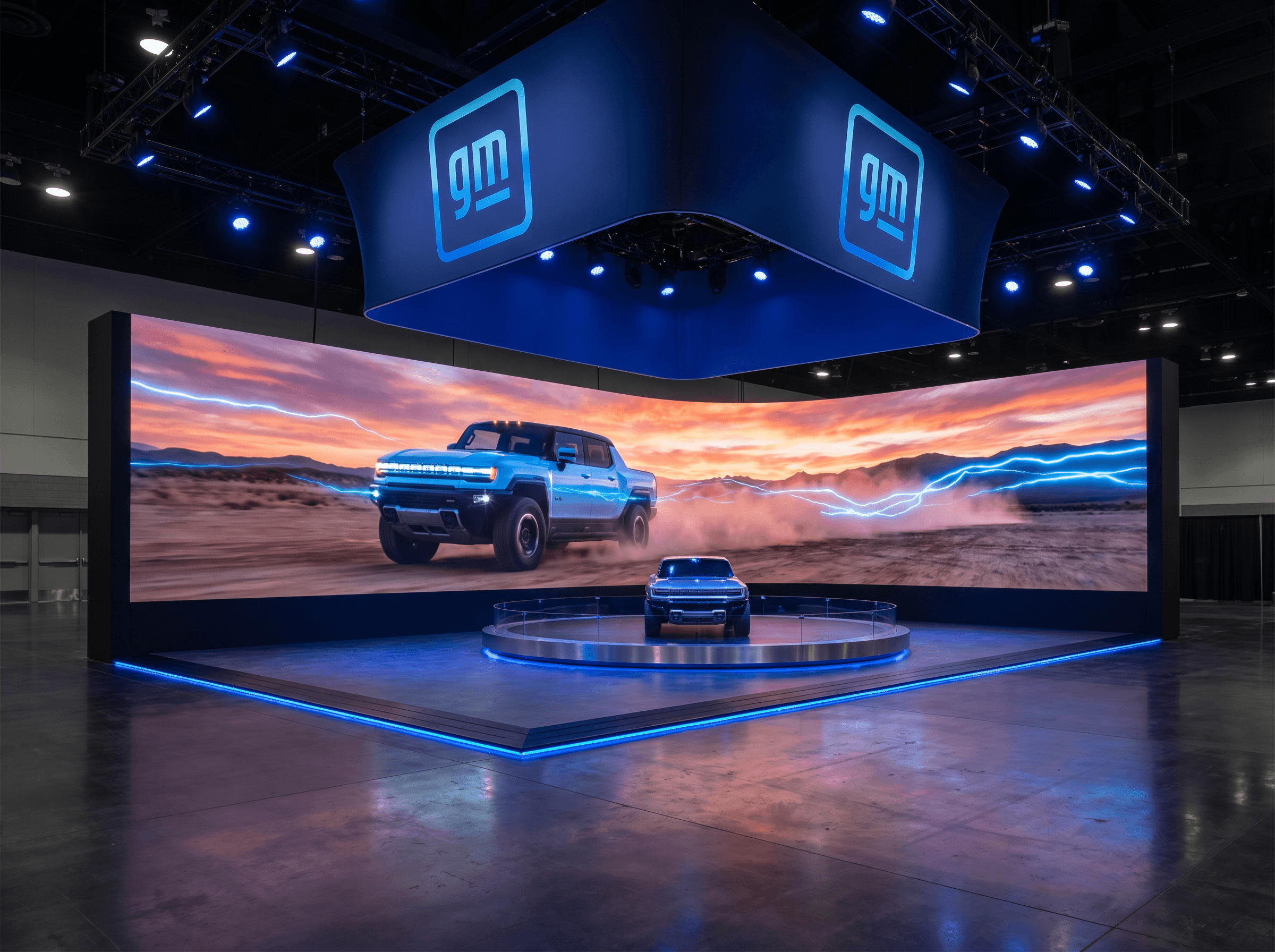 Black Hat 20x20 LED Video Wall Exhibit in Dallas