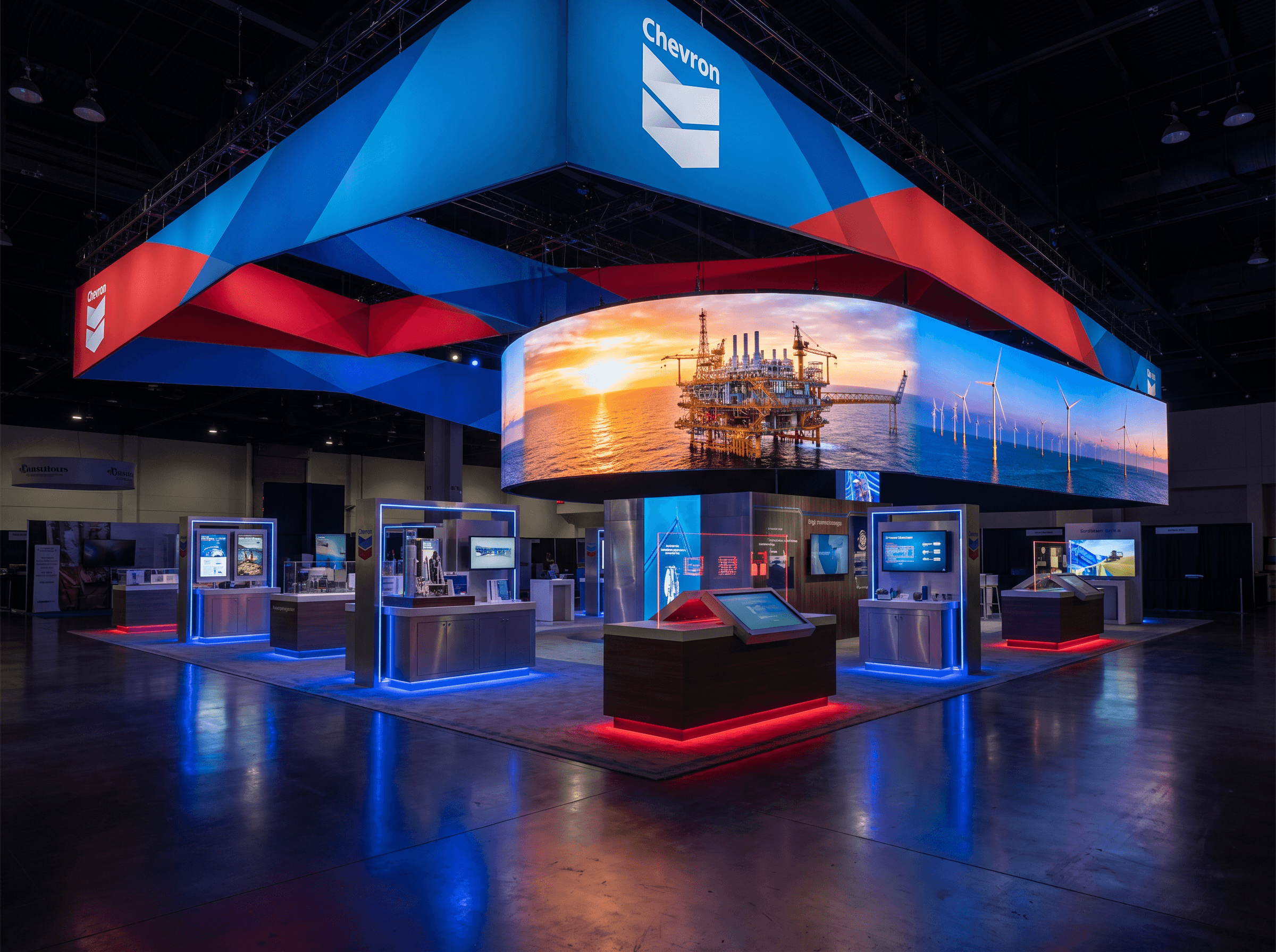 OTC Dynamic LED Exhibit – 30x40 Energy Companies