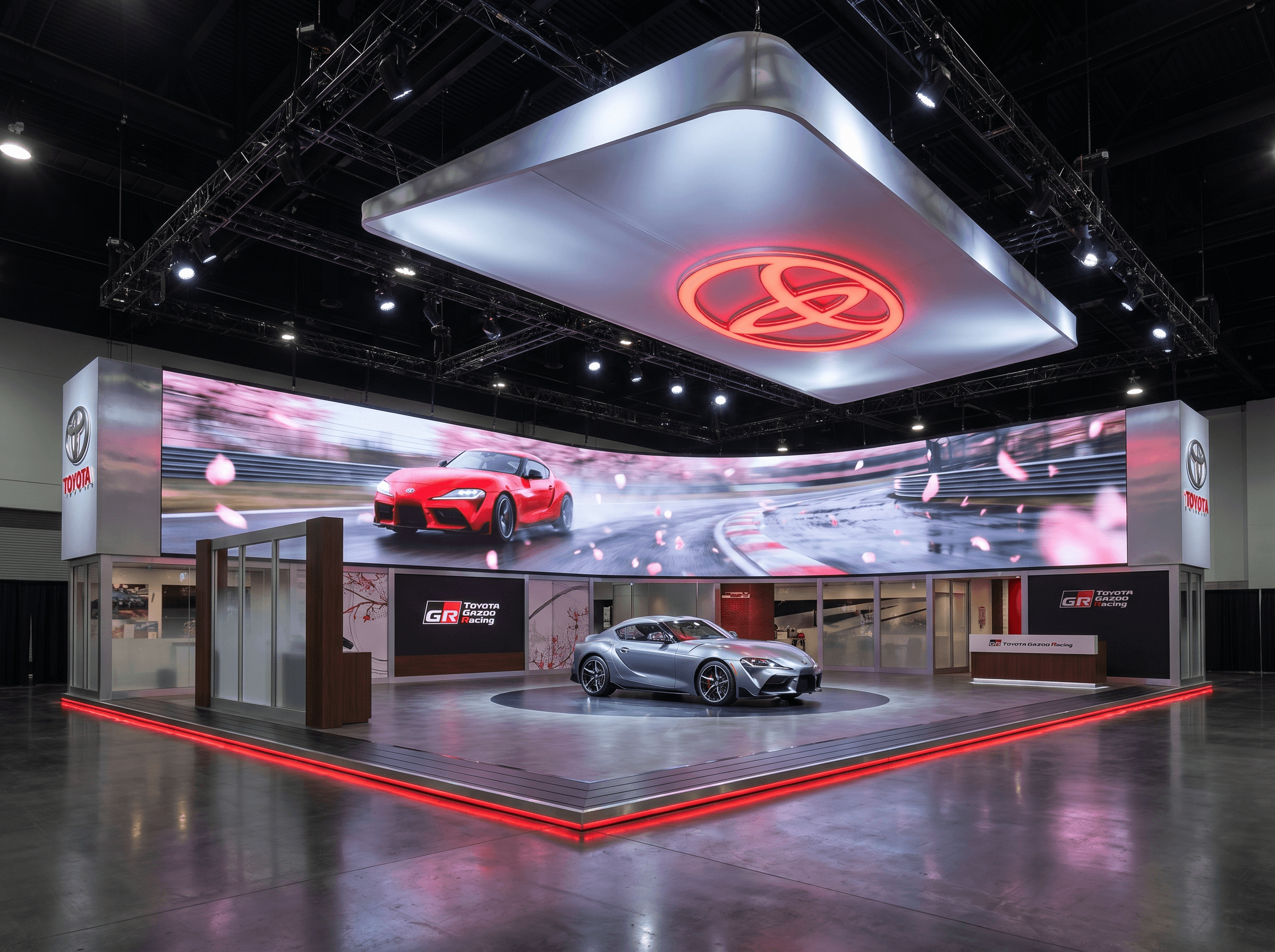 Cloud Computing Conference 30x40 LED Video Wall Exhibit – Technology Companies