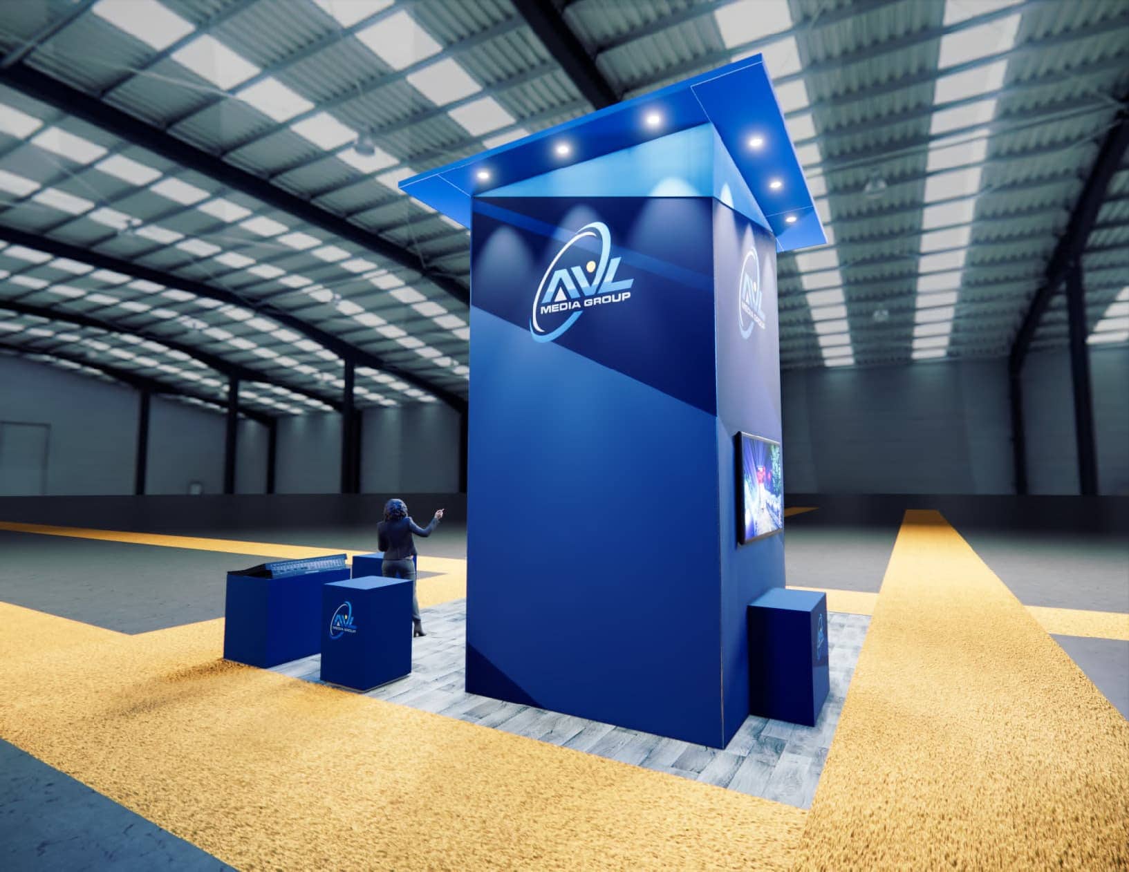 SEMA trade show booth - 20x20 trade show booth rental B12