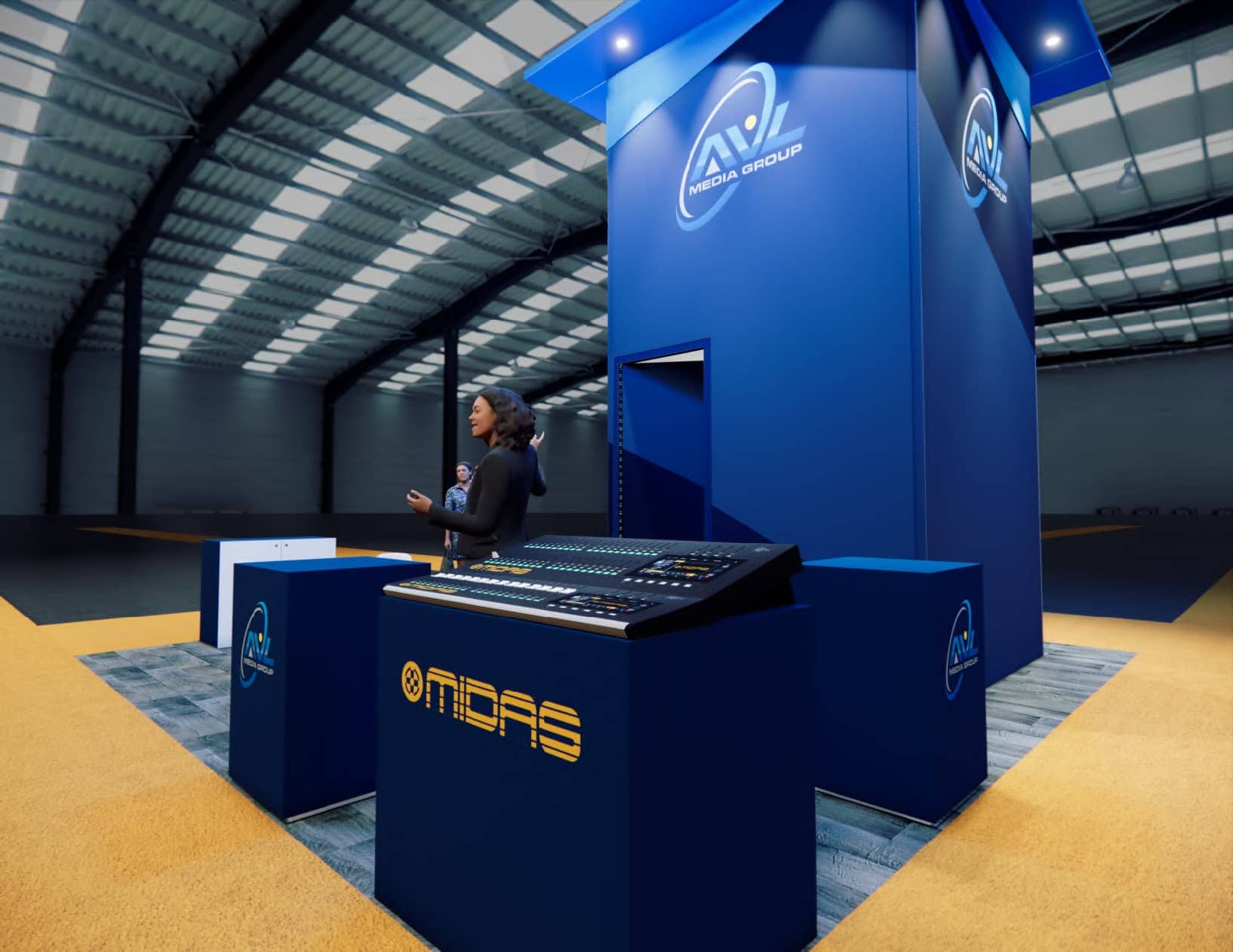 SEMA trade show booth - 20x20 trade show booth rental B12