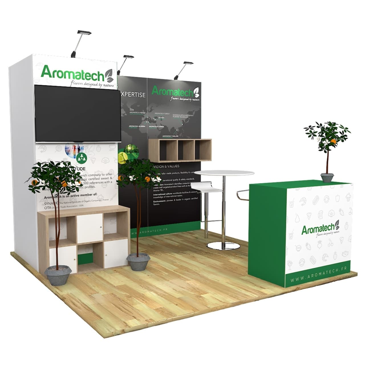 10 x 10 Las Vegas Trade Show Display Rental 1.4