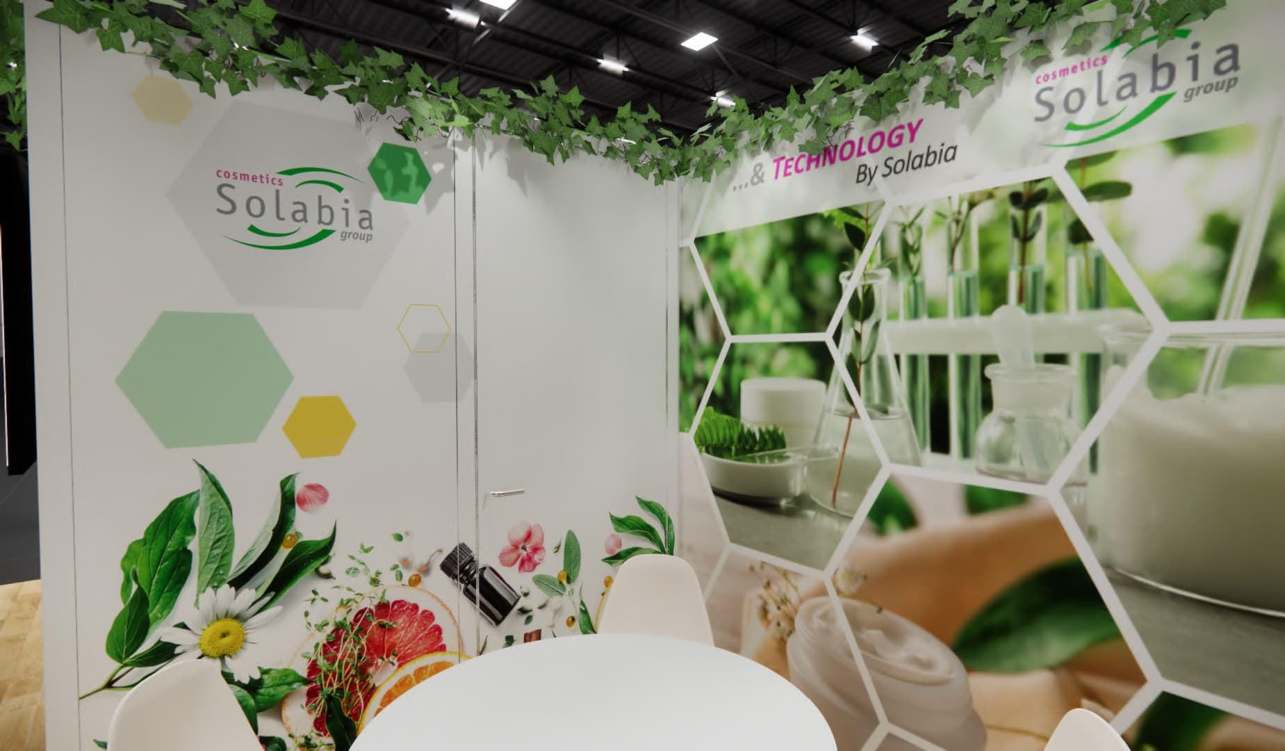 20x20 Las Vegas Health and Beauty Trade Show Exhibit Rental