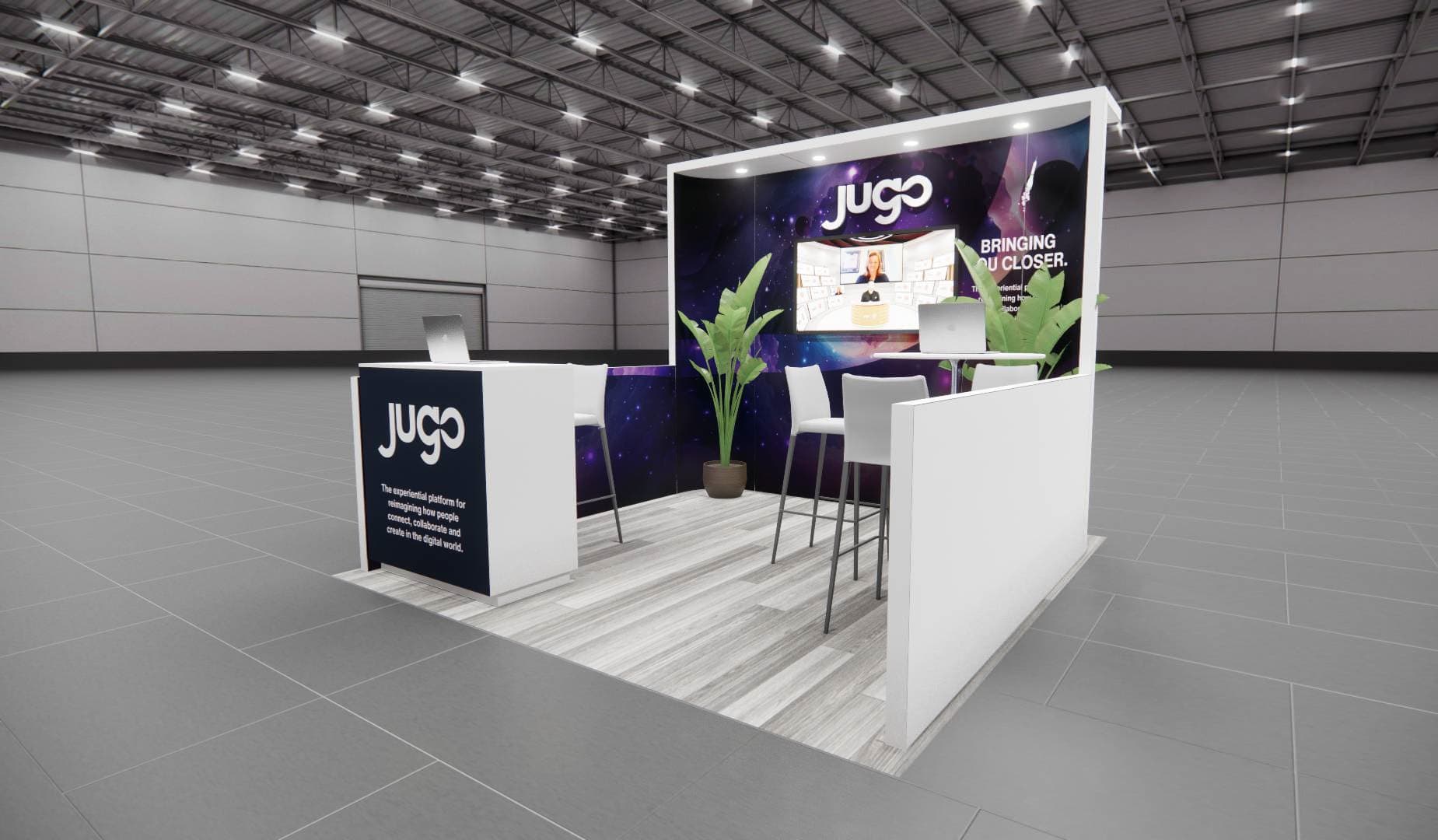 10x10 Western Roofing Show Exhibit Rental