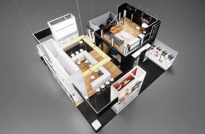 40 x 40 Double Decker Trade Show Rental for Convention
