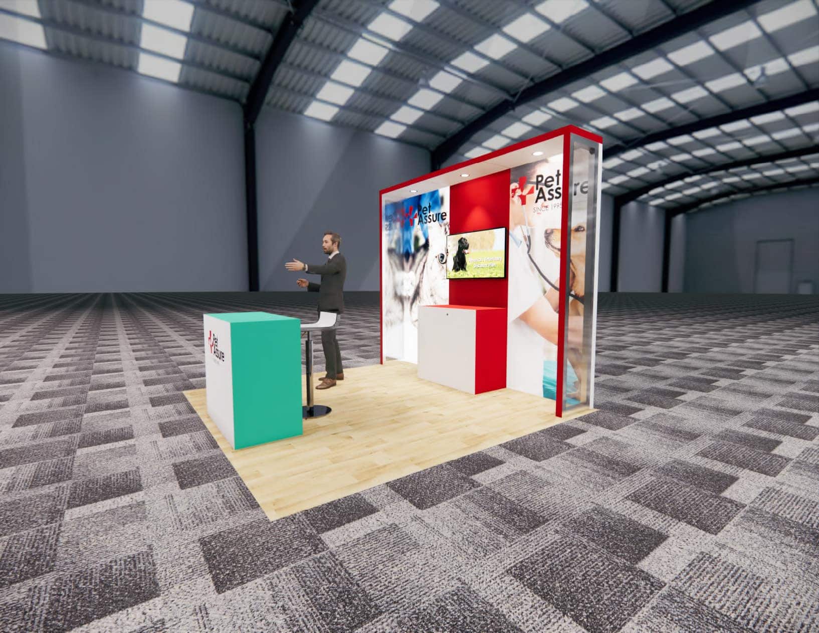 Fancy Food trade show booth - 10x10 trade show booth rental