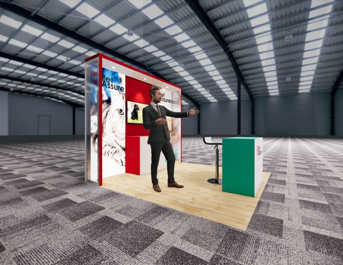 Fancy Food trade show booth - 10x10 trade show booth rental
