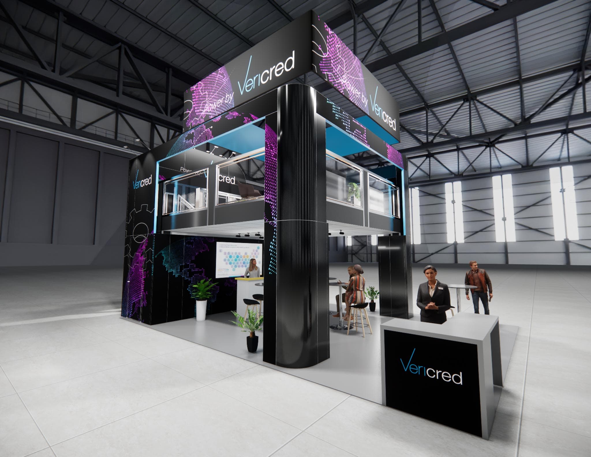 20 x 30 Trade Show Exhibit Booth Rental