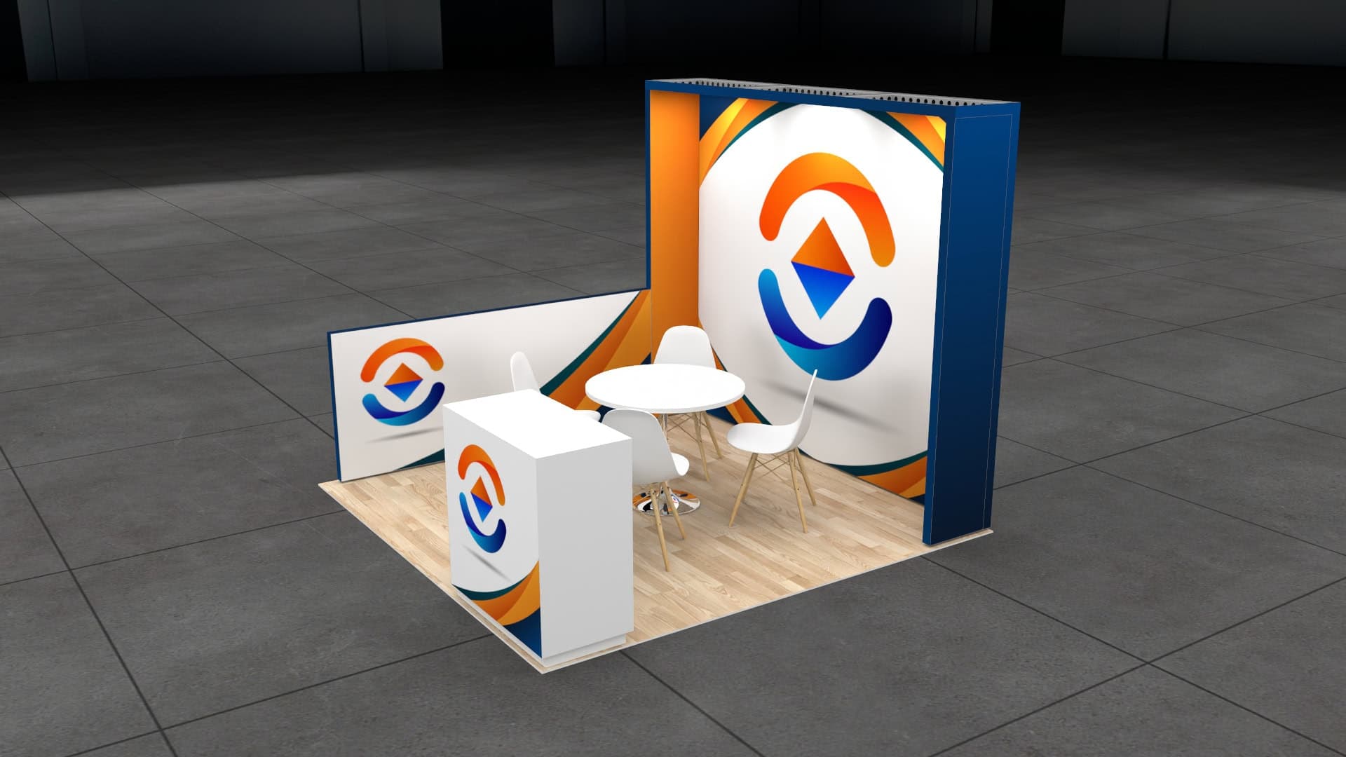 10 x 10 Orlando Trade Show Exhibit Rental