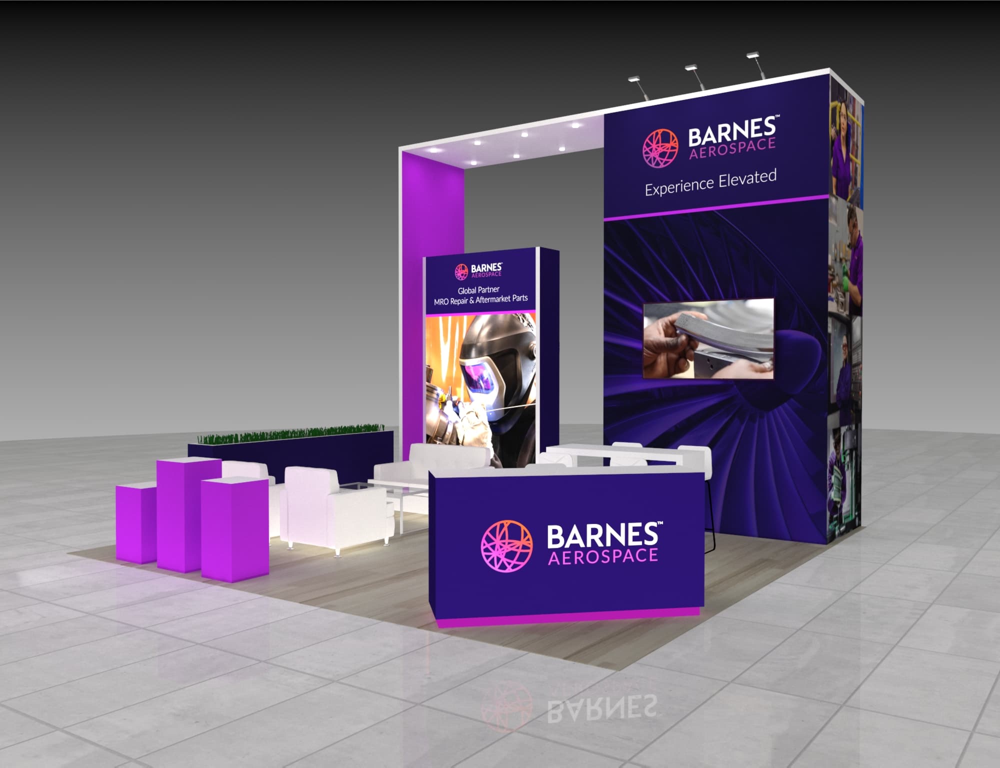 20x20 Trade Show Booth Rental