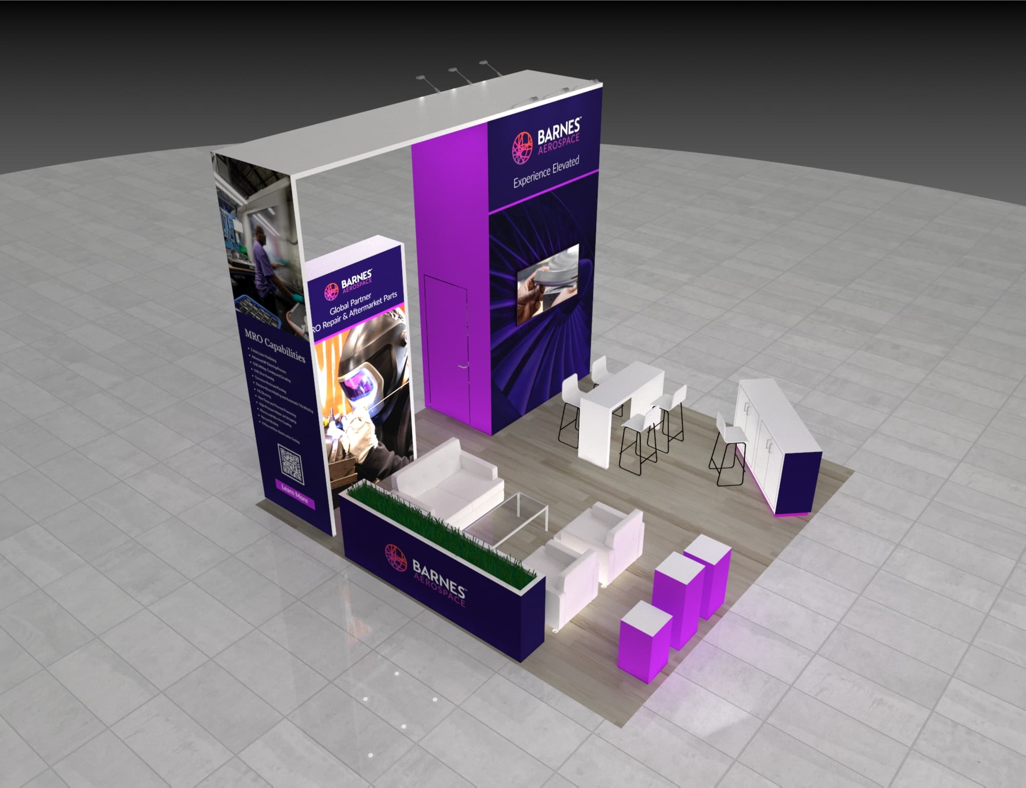 20x20 Trade Show Booth Rental