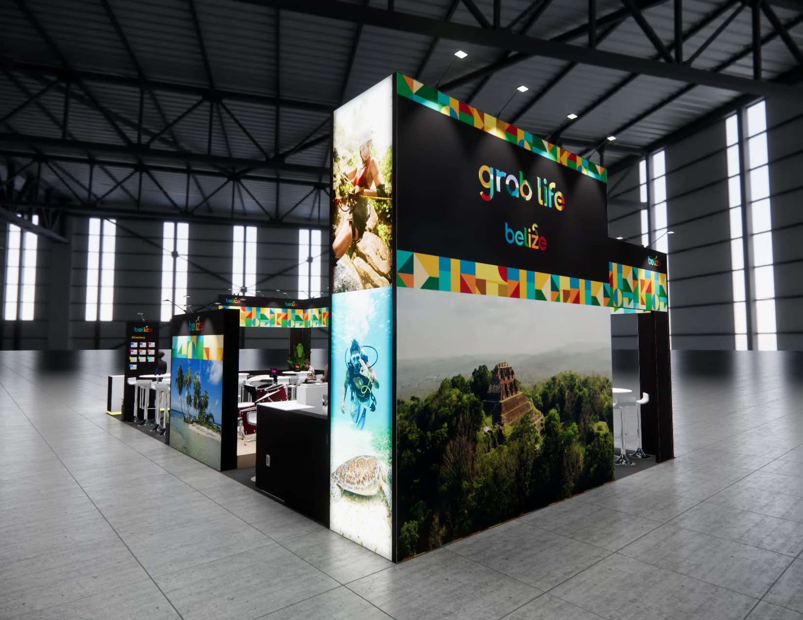 IMEX 20 x 40 trade show booth