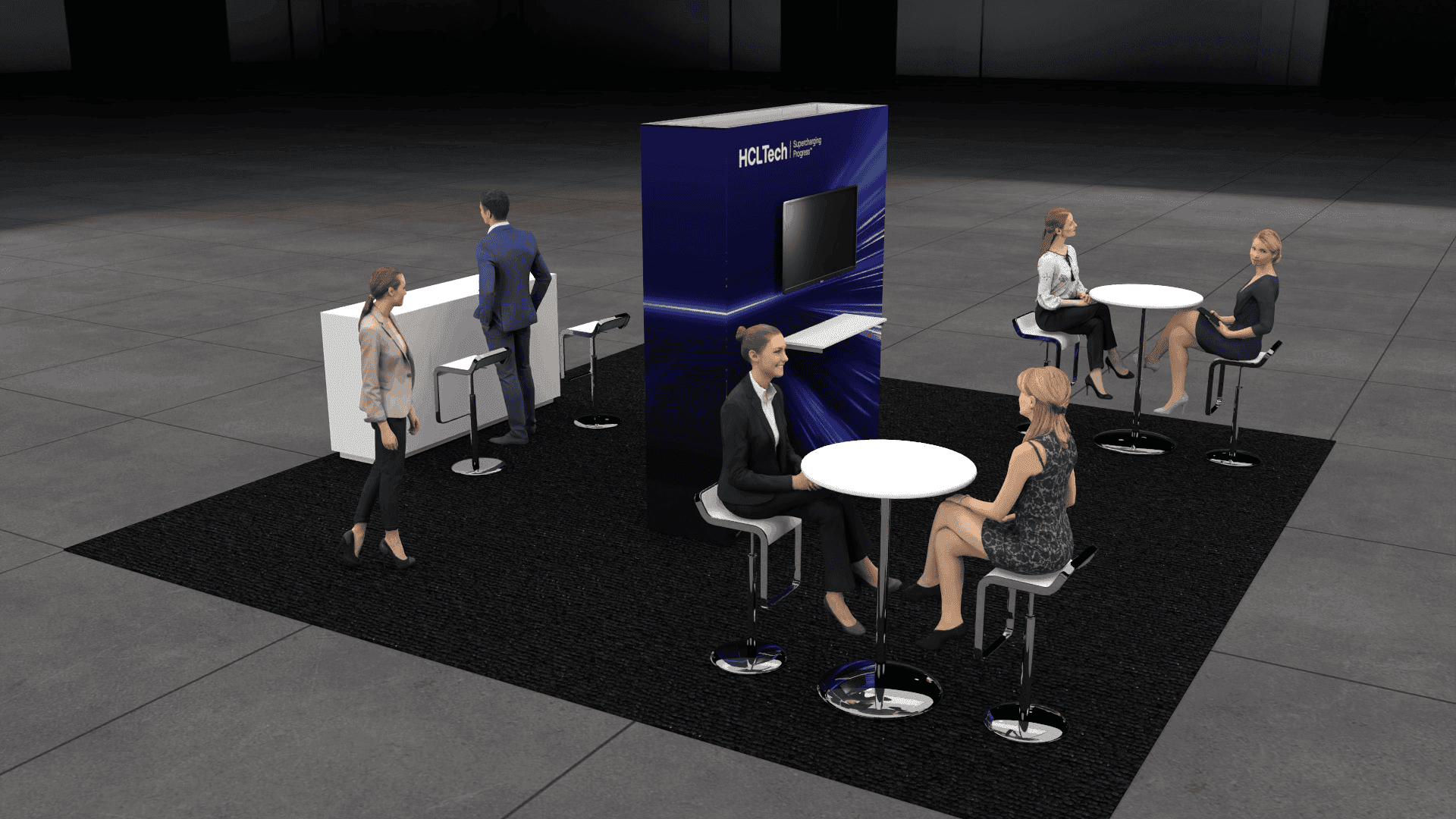 20 x 20 AUSA EXPO trade show booth rental in Washington DC