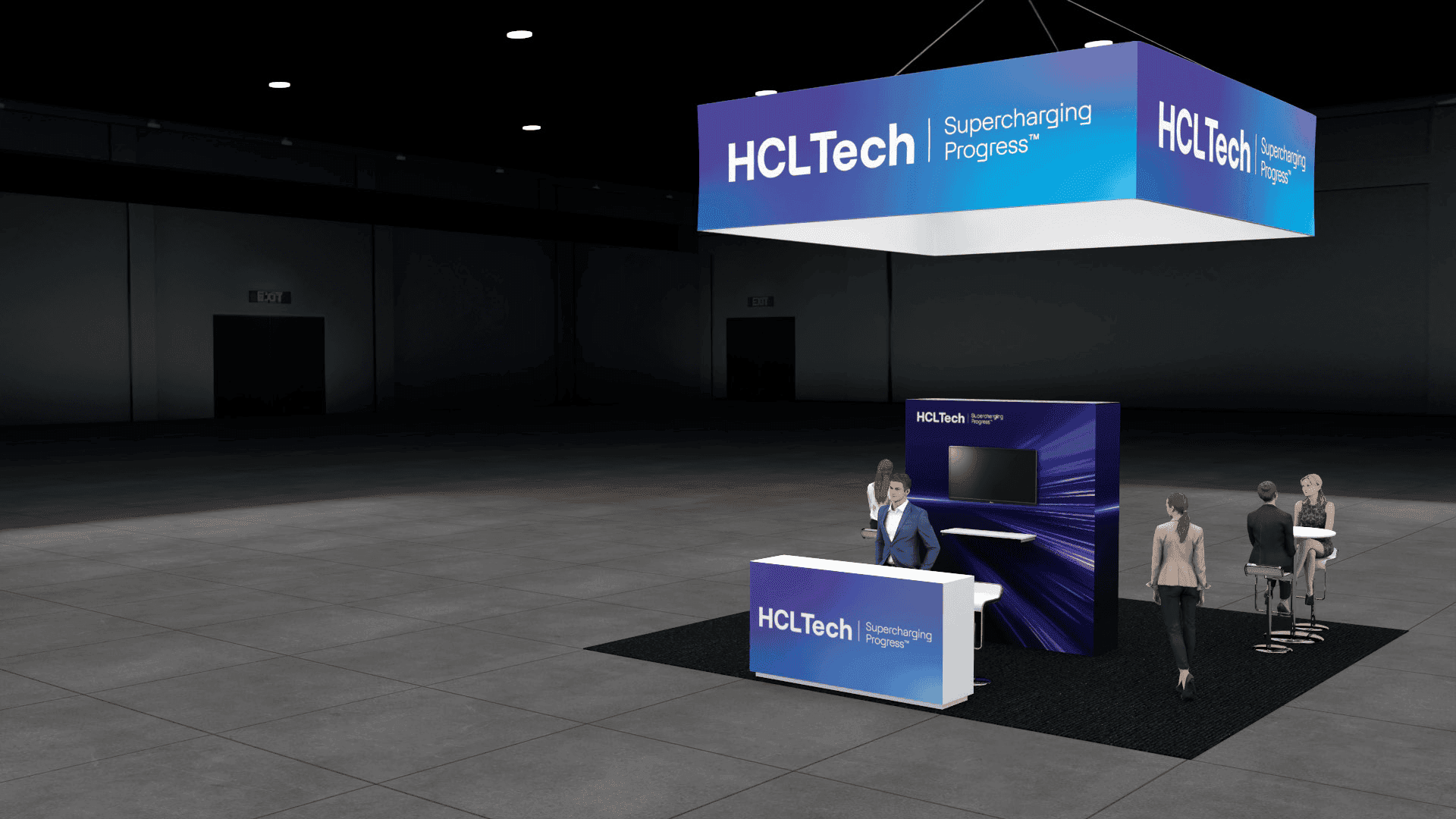20 x 20 AUSA EXPO trade show booth rental in Washington DC