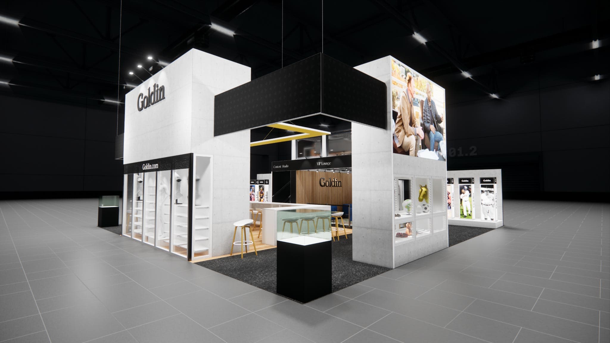40 x 40 Double Decker Trade Show Exhibit Rental