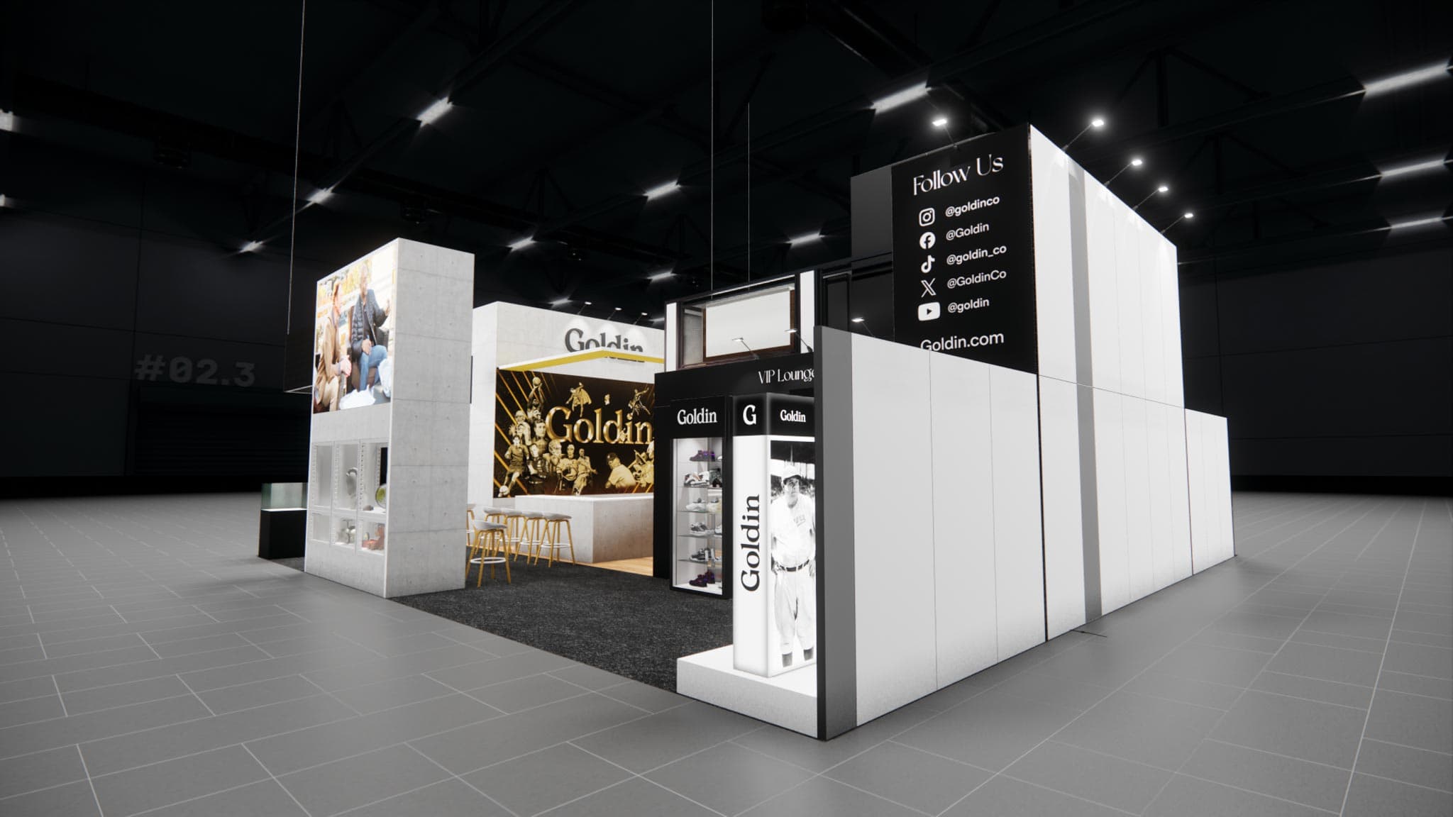 40 x 40 Double Decker Trade Show Exhibit Rental