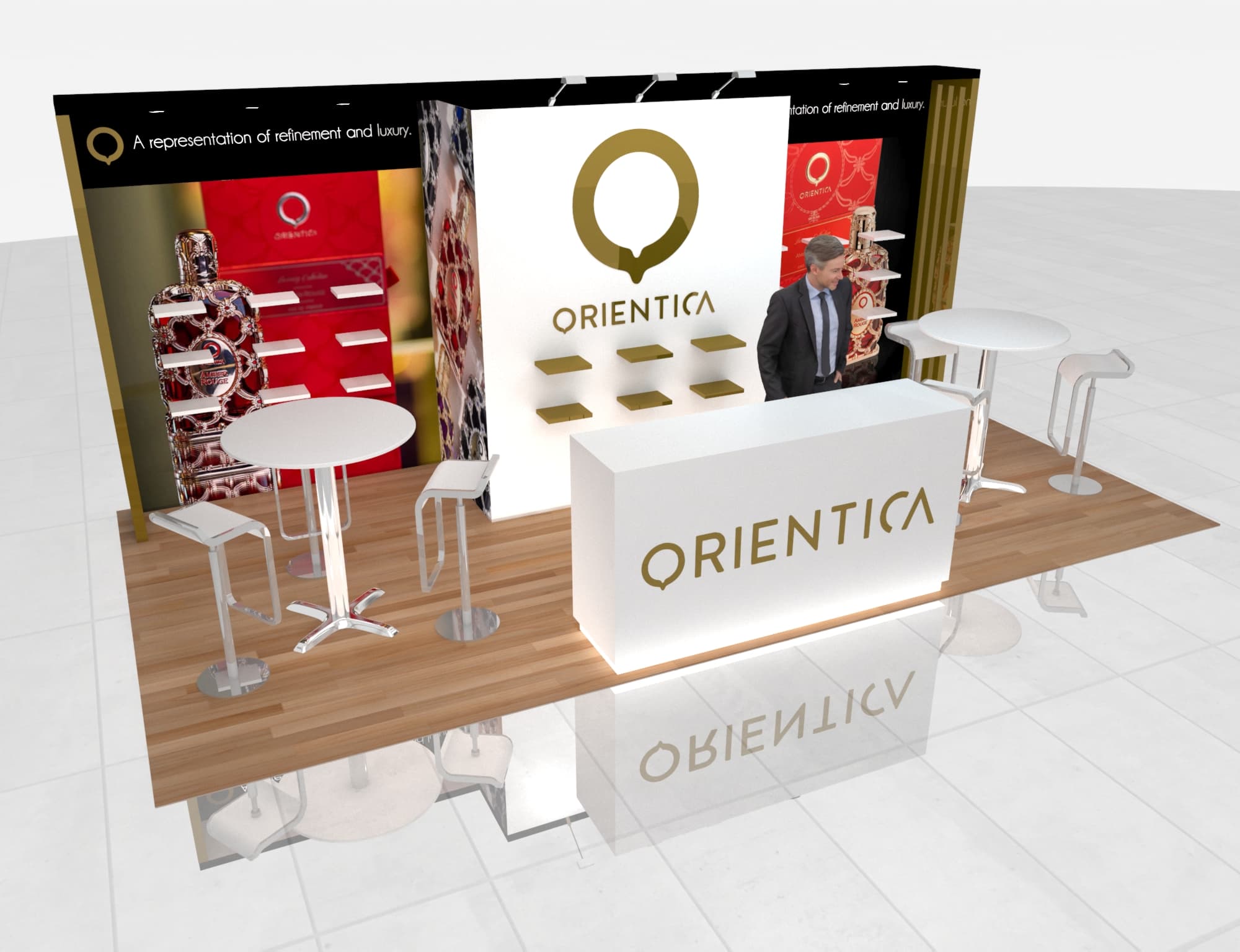 10x20 Trade Show Booth Stand Display Rental