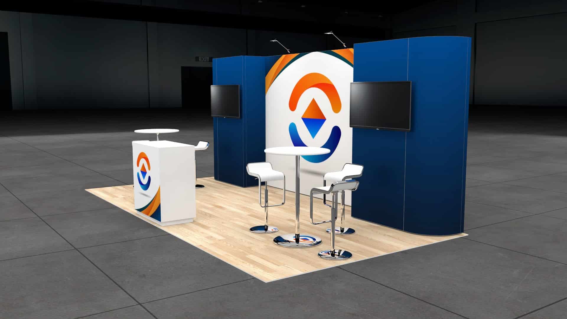 10x20 Trade Show Booth Rental