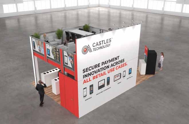20x30 Two Story Trade Show Booth Rental – Compact Double Deck