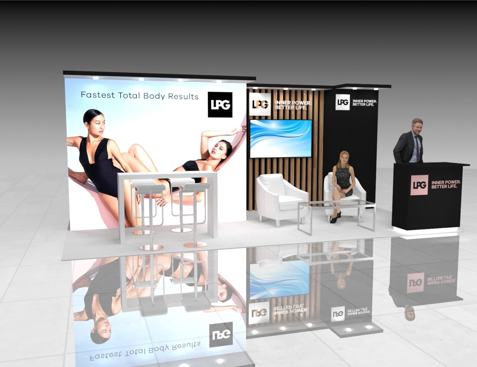 10x20 Trade Show Expo Booth Rental
