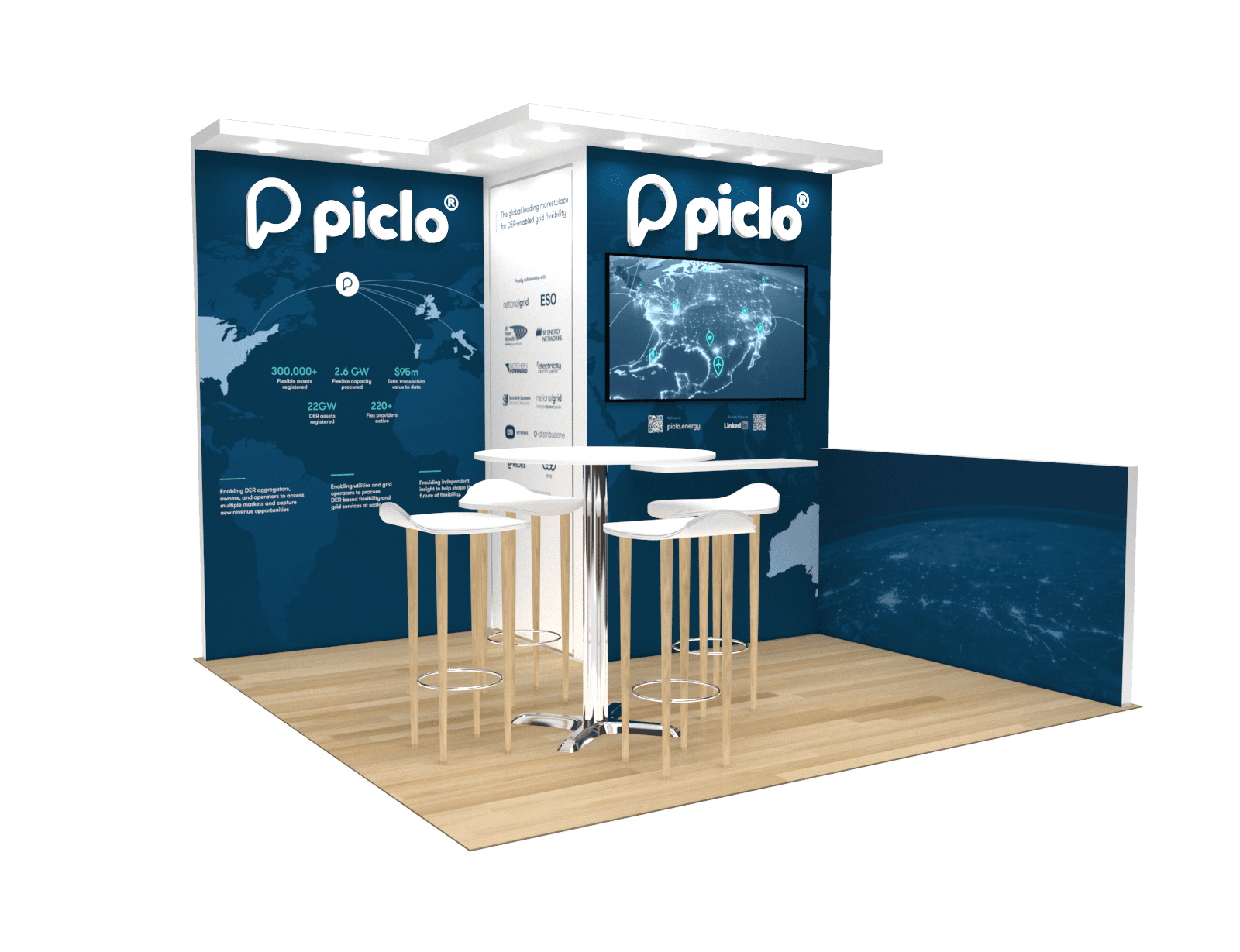 10 x 10 Trade Show Stand Display Booth Rental
