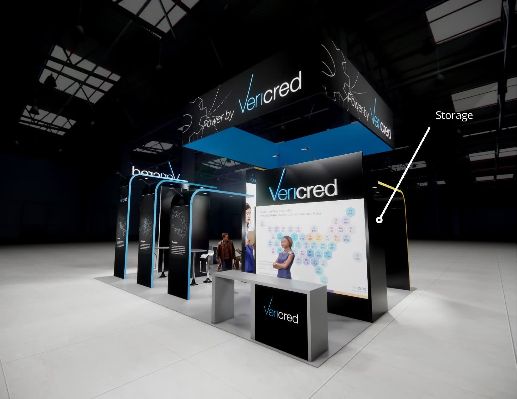 G2E Expo trade show exhibit rental 20 x 30
