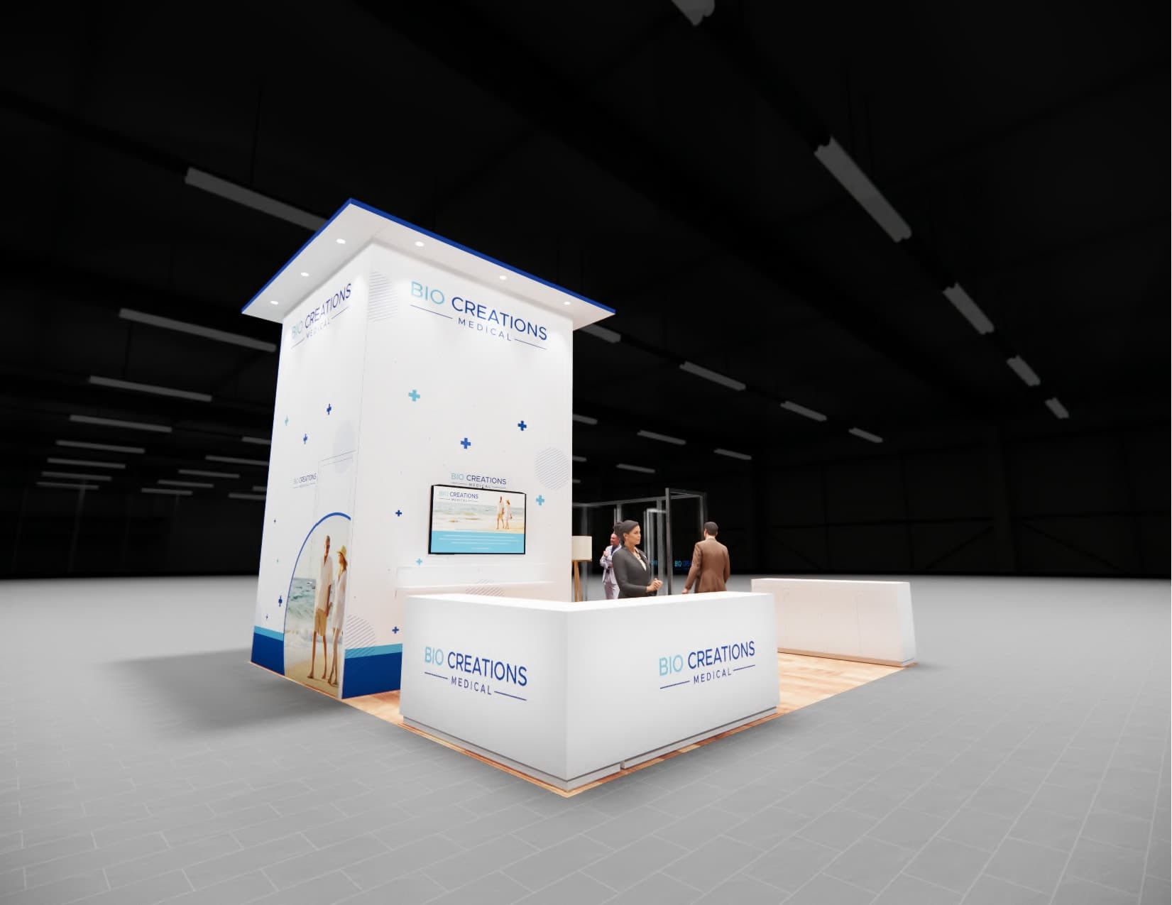 ITSEC Expo trade show Orlando display rental 20 x 20