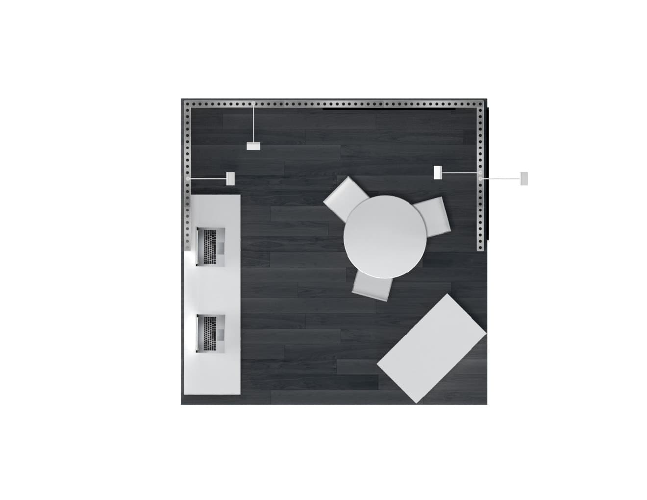 TPE24 10 x 10 Black Hat Trade Show Exhibit Rental