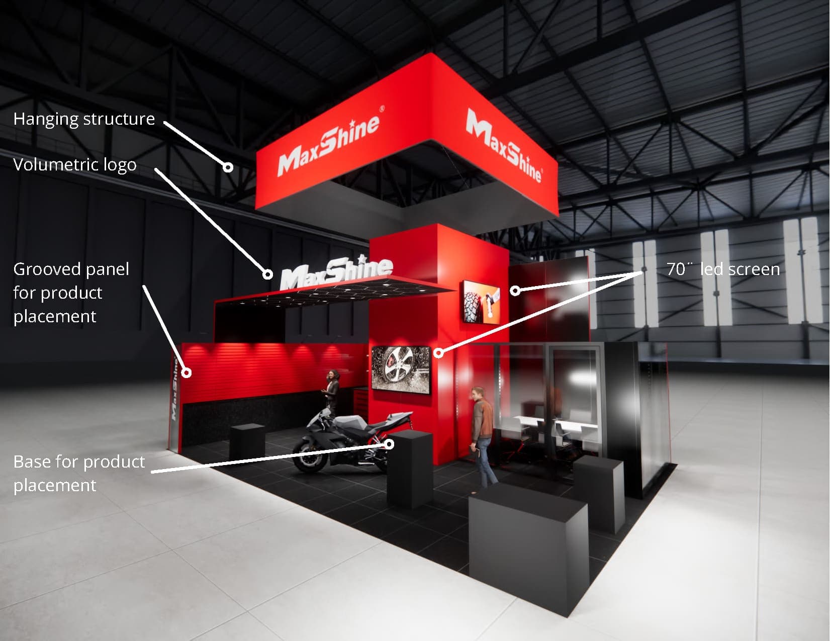 AAPEX Las Vegas trade show stand rental 20 x 30