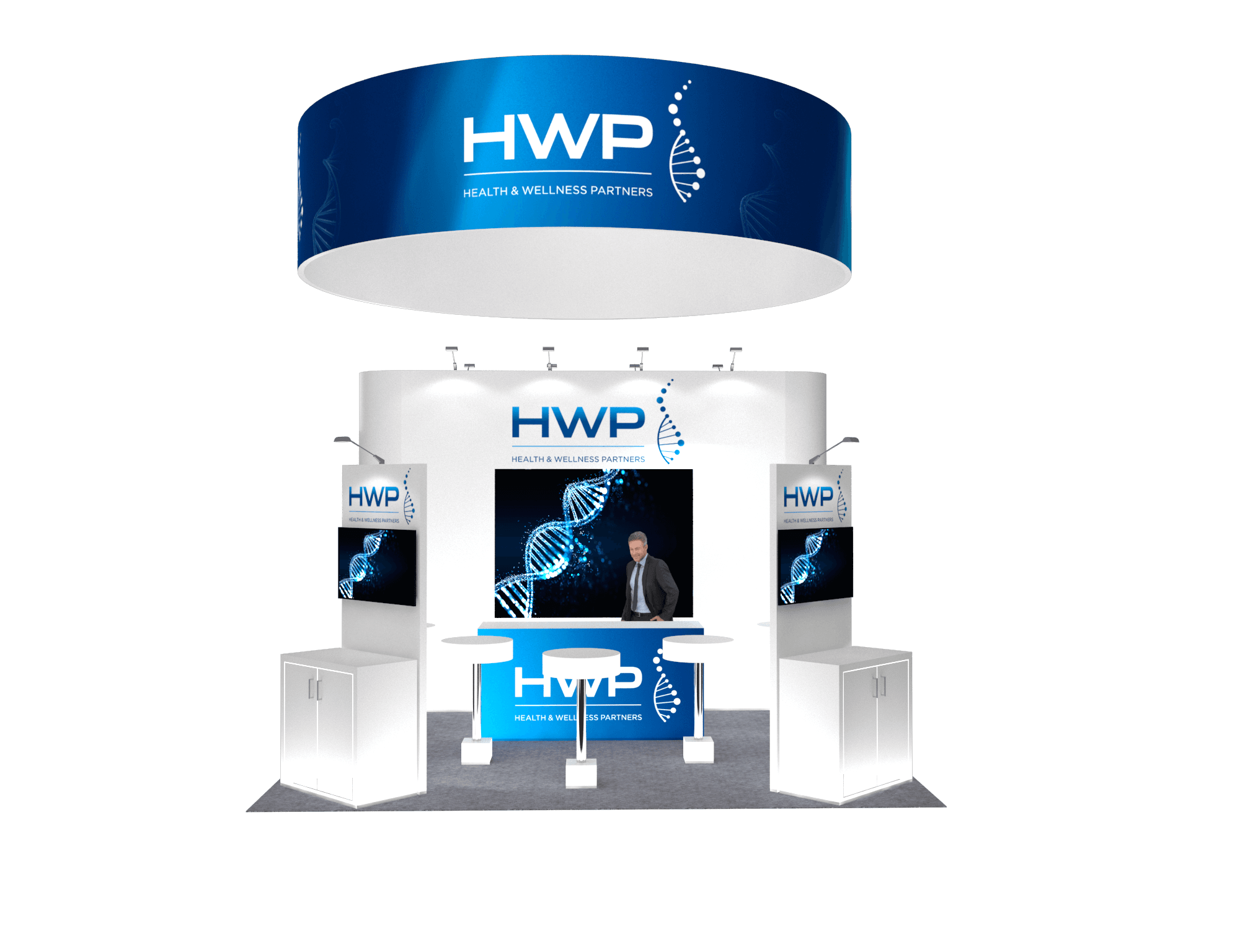 20x20 Trade Show Exhibit Booth Display Rental