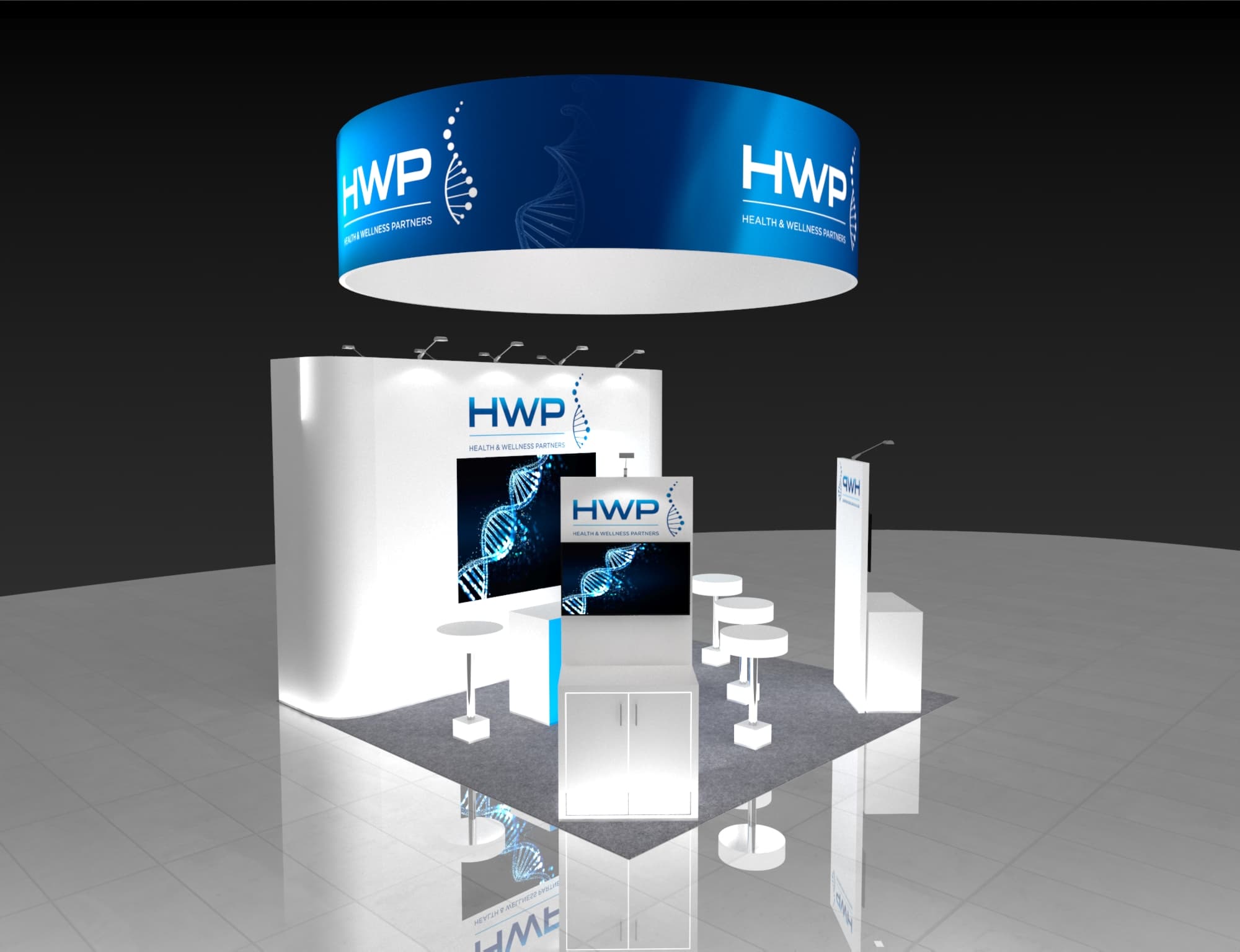 20x20 Trade Show Exhibit Booth Display Rental