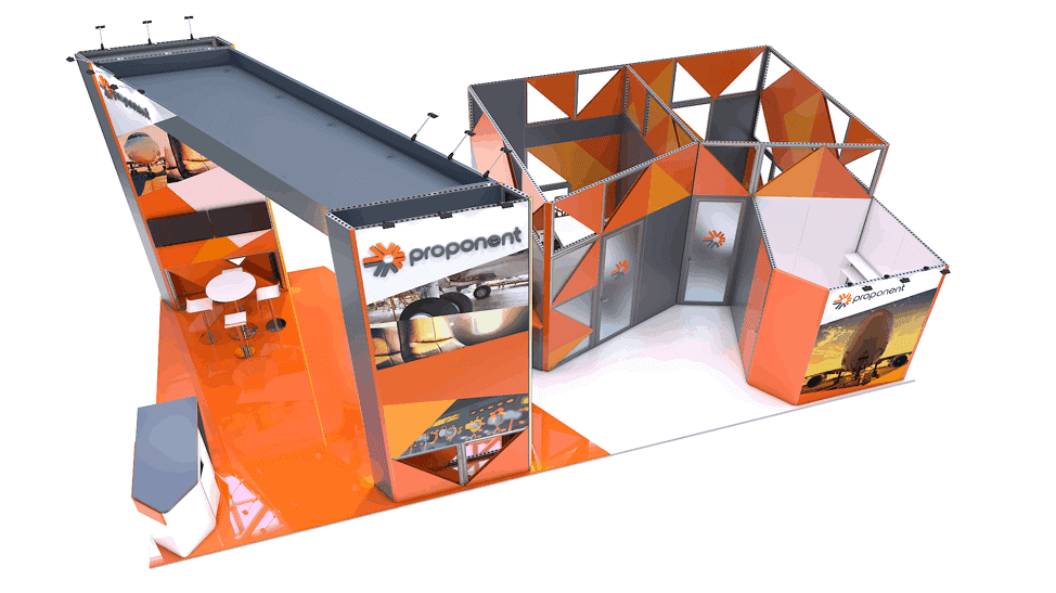 20 x 40 Las Vegas Exhibit Rental