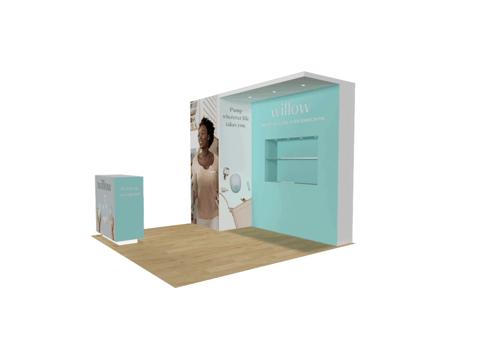 10 x 10 Turnkey Exhibit Rental Booth