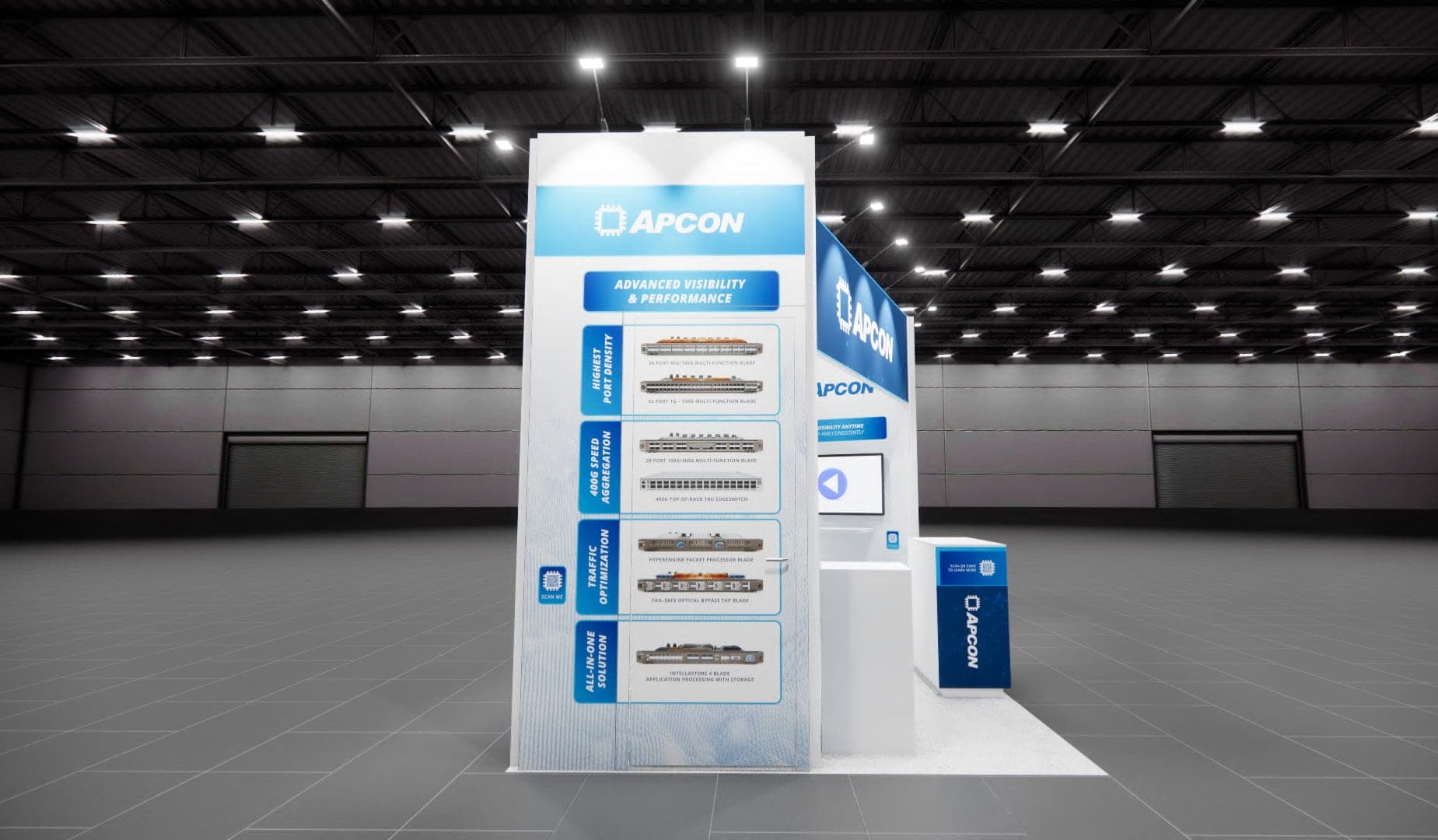 Premier 20x20 Trade Show Exhibit Rental in Las Vegas