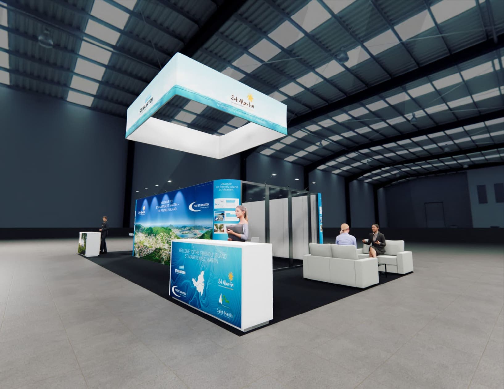 KBS trade show booth rental - 20X40 KBS trade show booth rental - 20X40