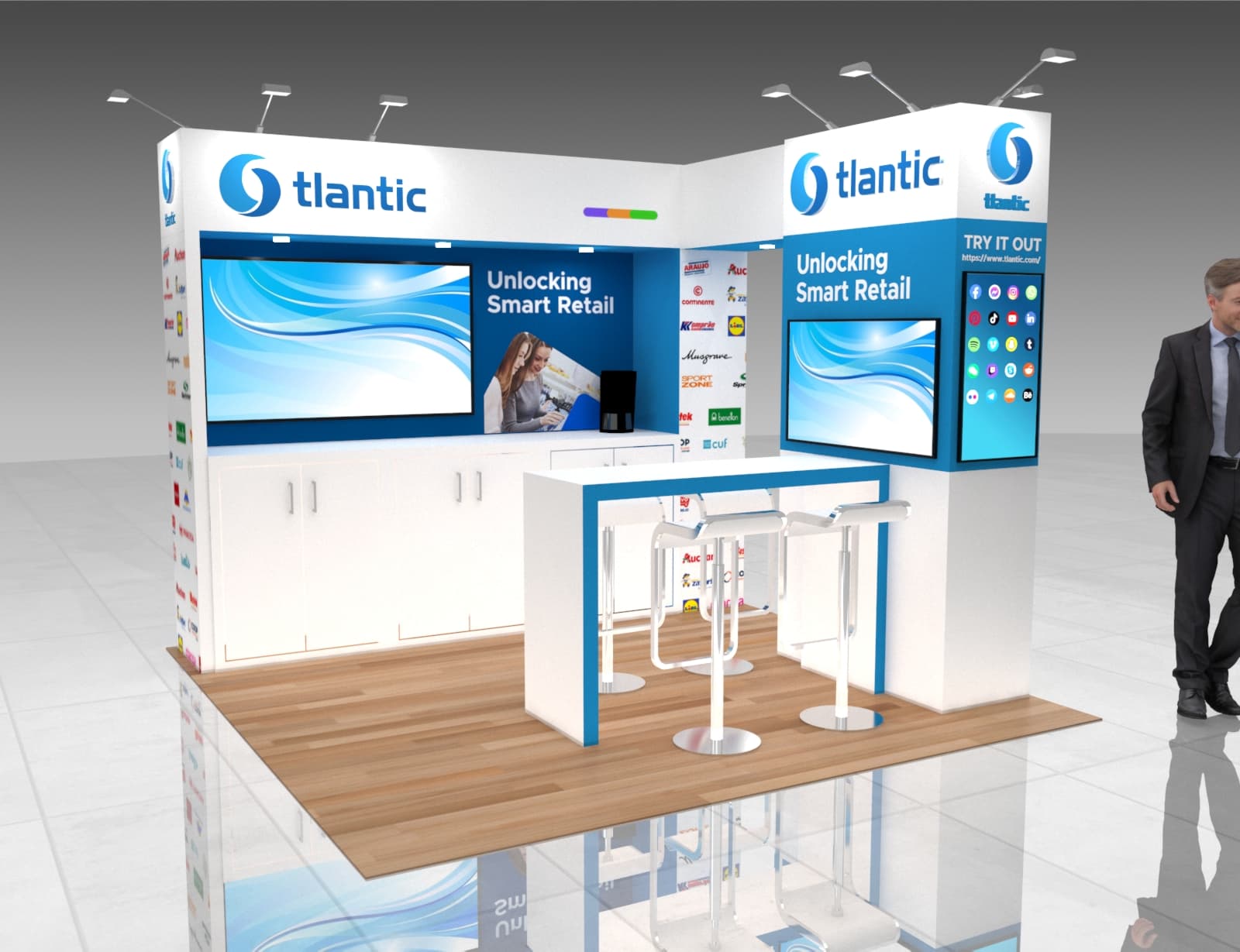 10 x 10 Exhibit Stand Rental