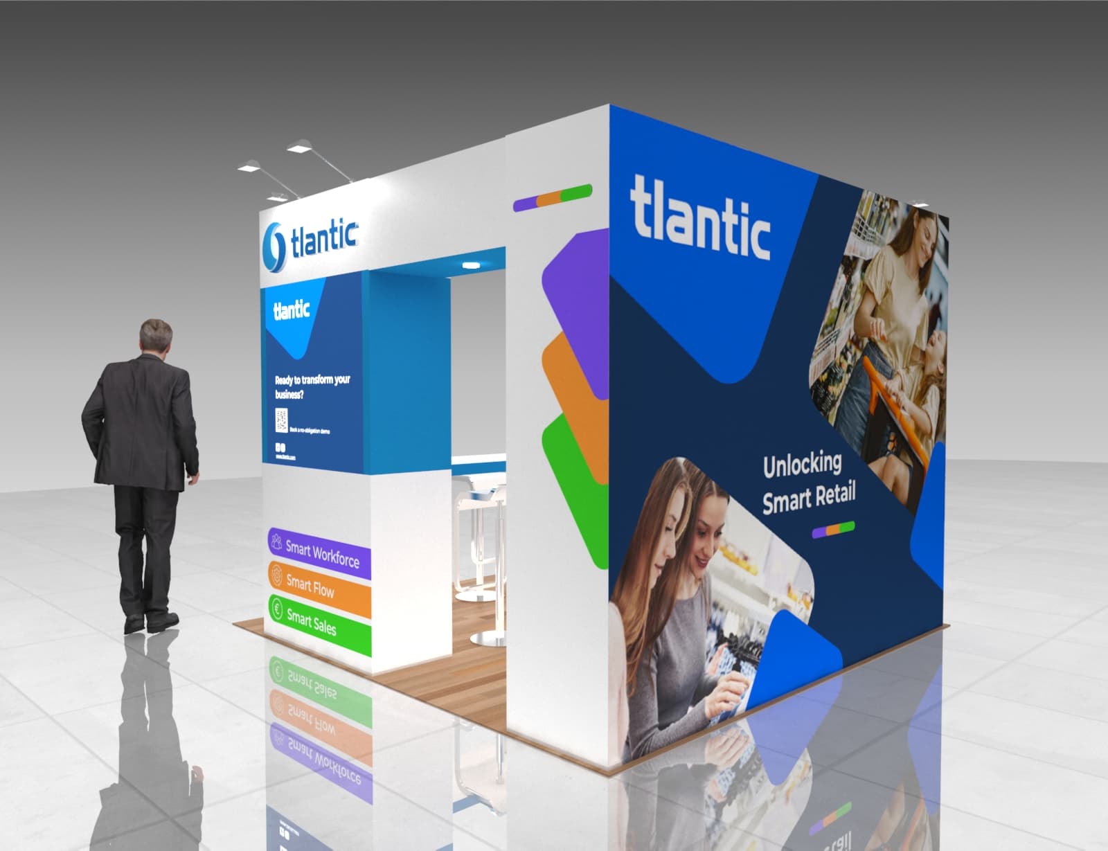 10 x 10 Exhibit Stand Rental