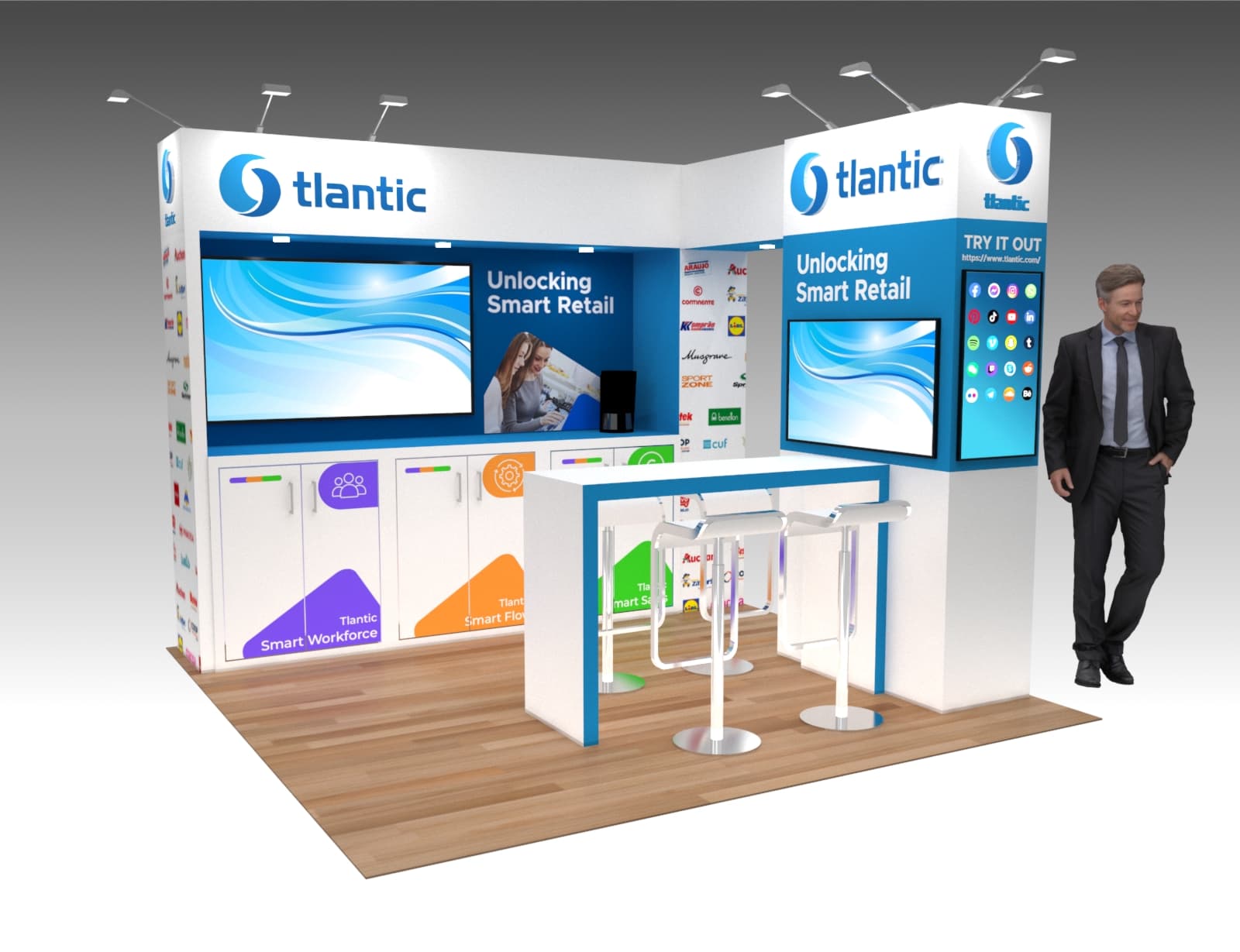10 x 10 Exhibit Stand Rental