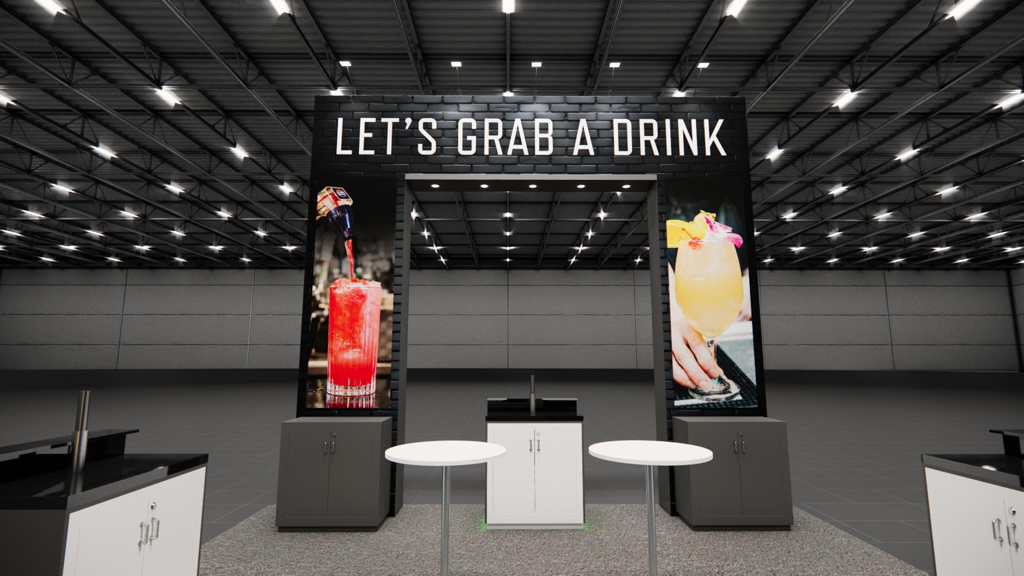 20 x 40 Double Deck Trade Show Booth Rental