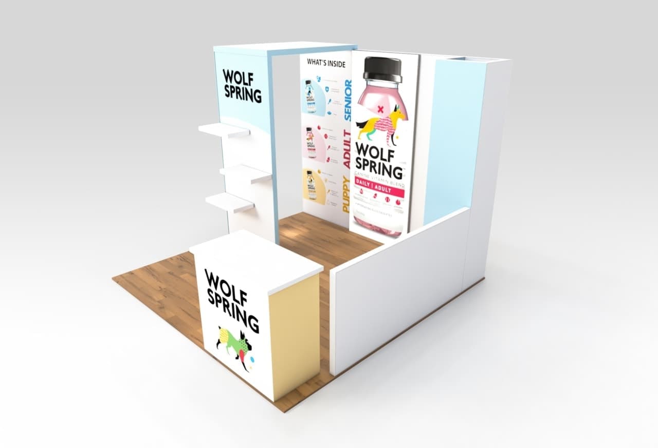 10 x 10 Las Vegas TPE Exhibit Rental