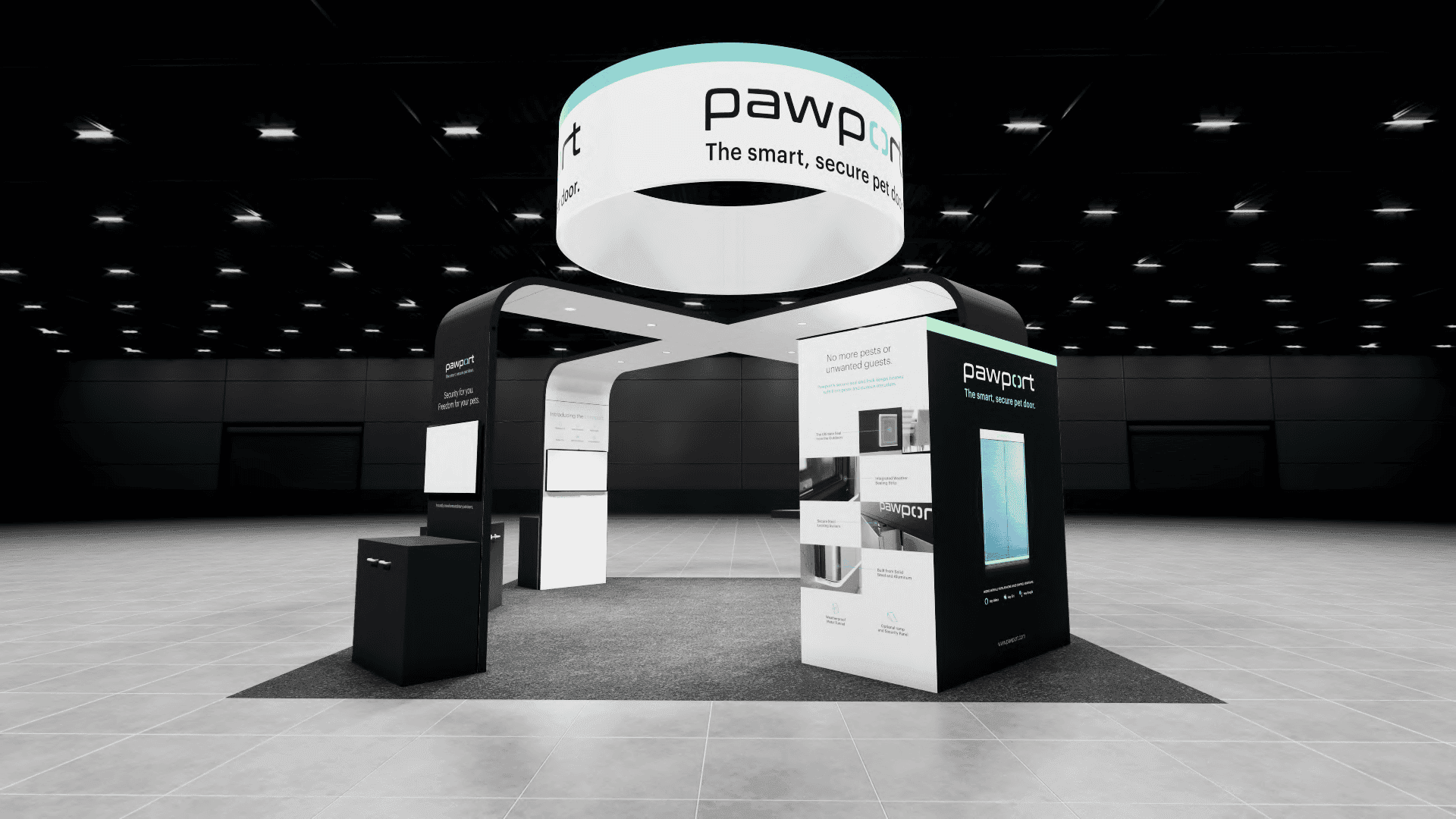 Chicago trade show exhibit rental company 20x20 IFT expo booth rental