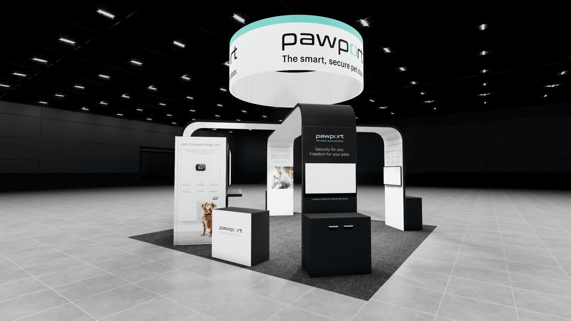 Chicago trade show exhibit rental company 20x20 IFT expo booth rental