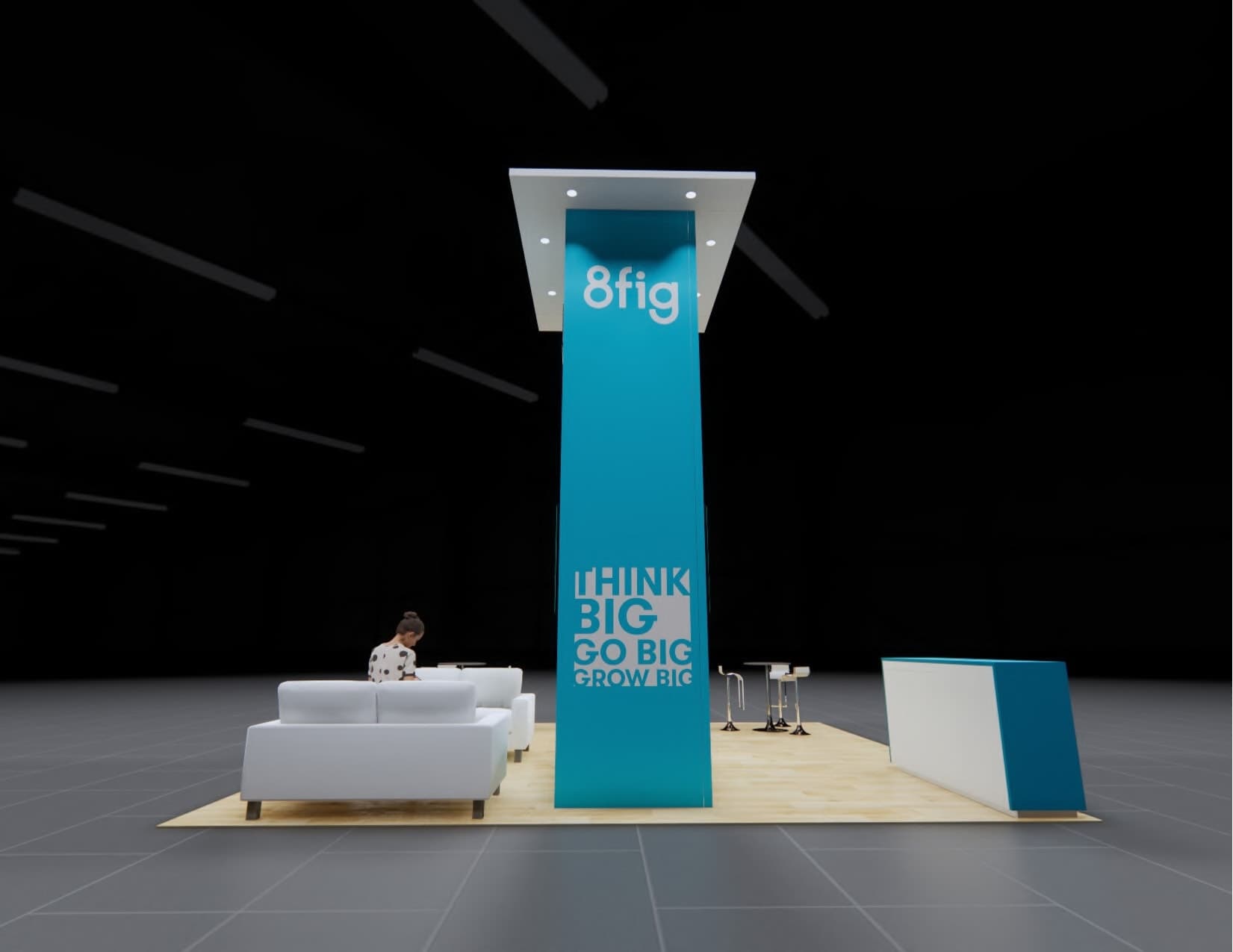 NAVC trade show display rental 20 x 20 exhibit Orlando