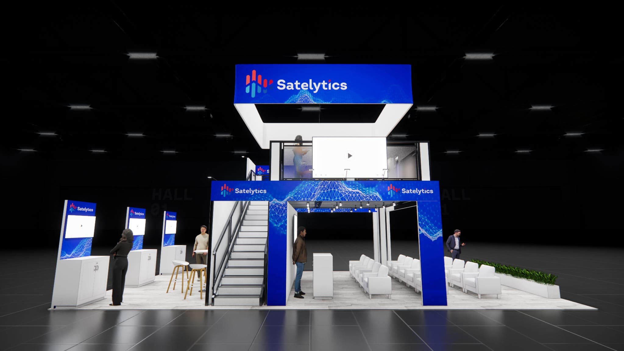 20x40 Trade Show Double Deck Booth Rental 20x40 Trade Show Double Deck Booth Rental
